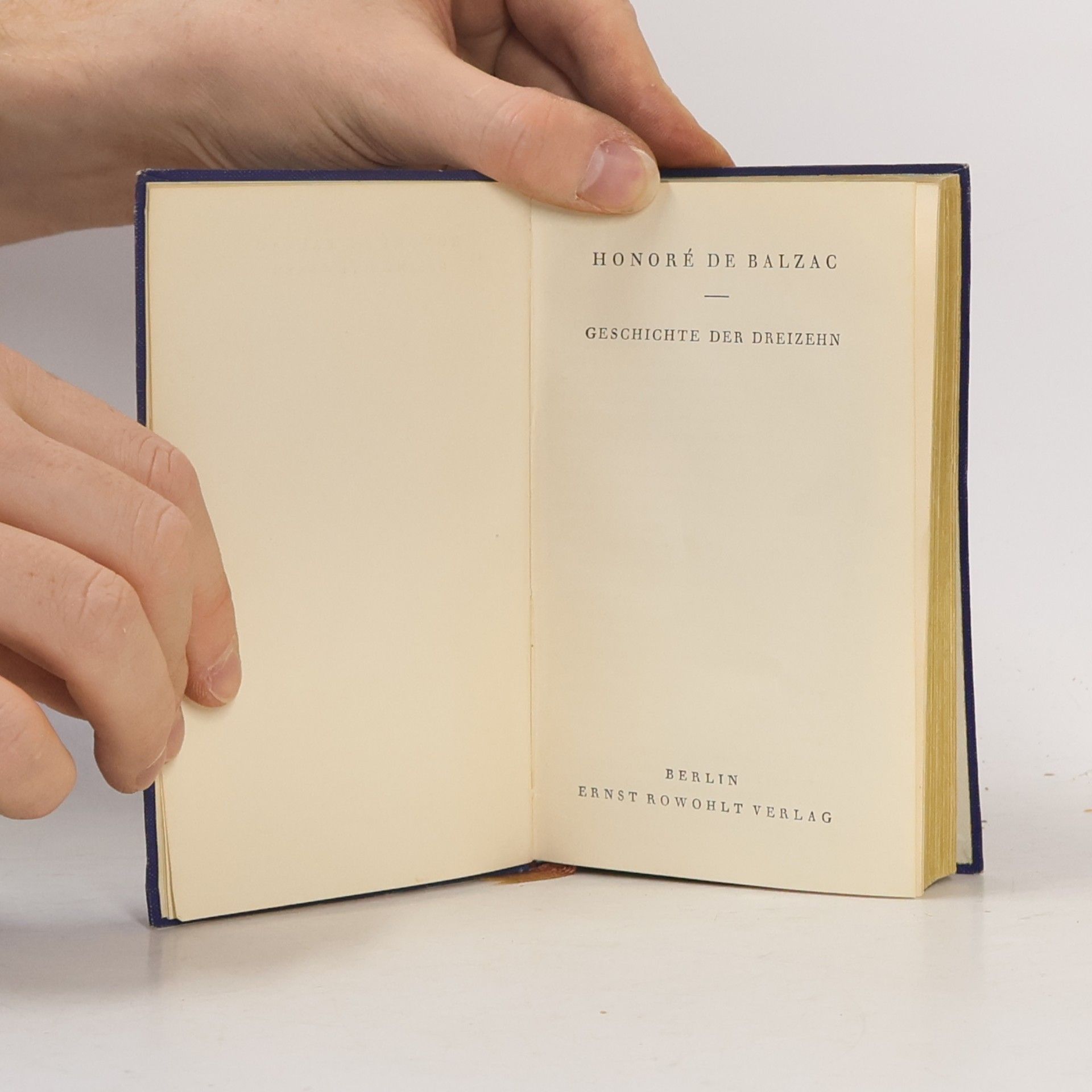 Honoré de Balzac Geschichte der Dreizehn