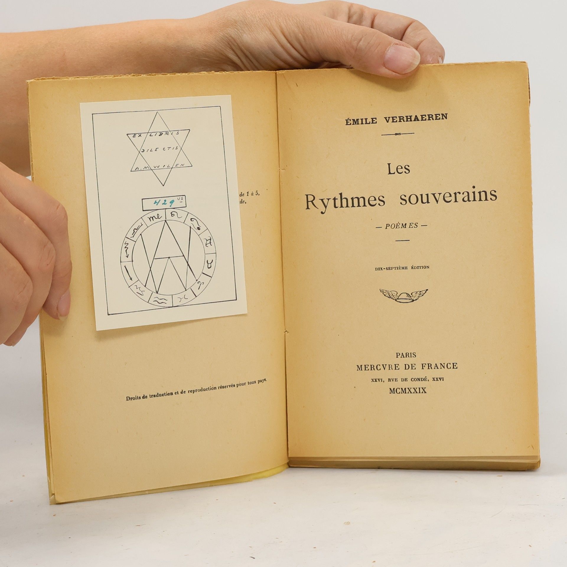Emile Verhaeren Les Rythmes souverains