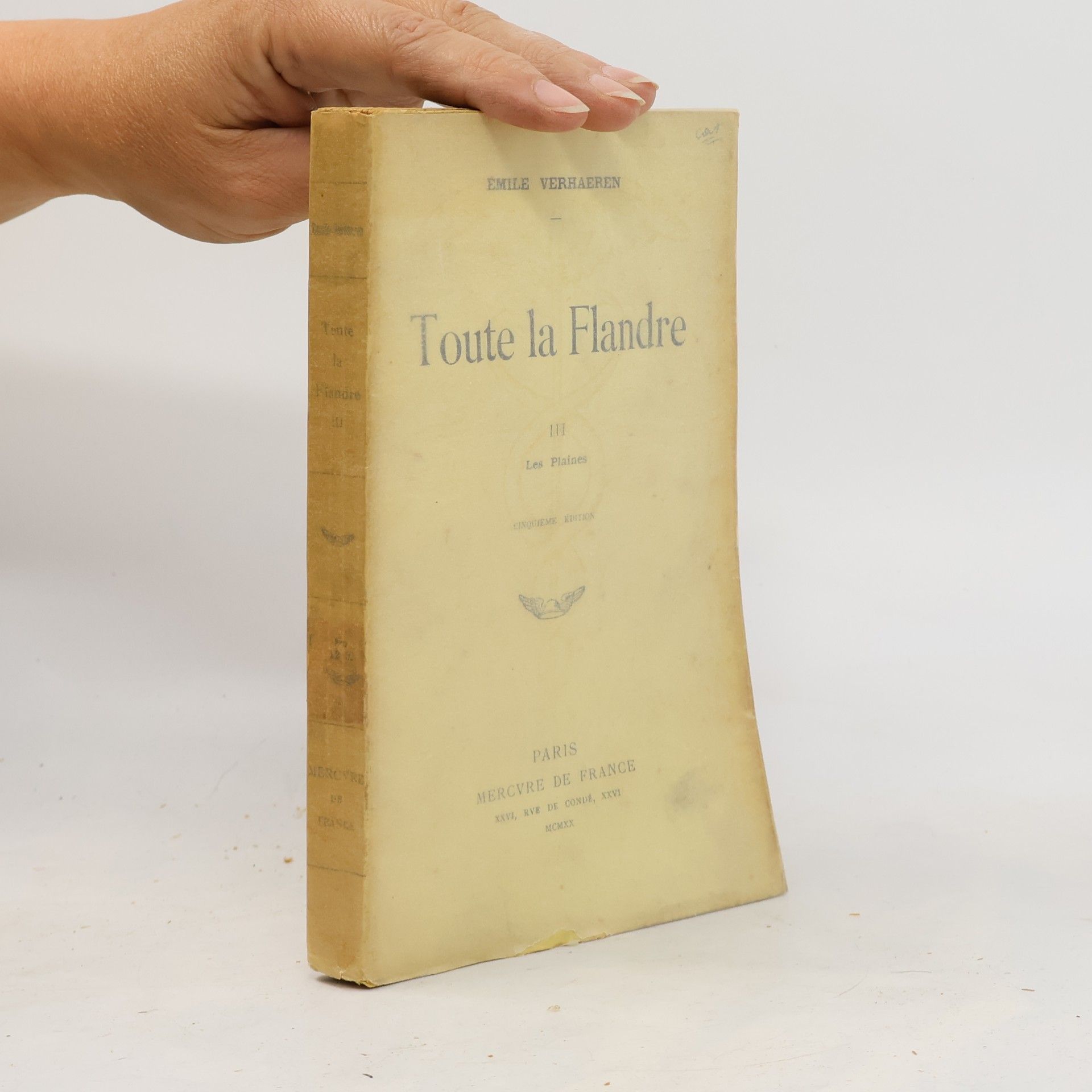 Émile Verhaeren Toute la Flandre