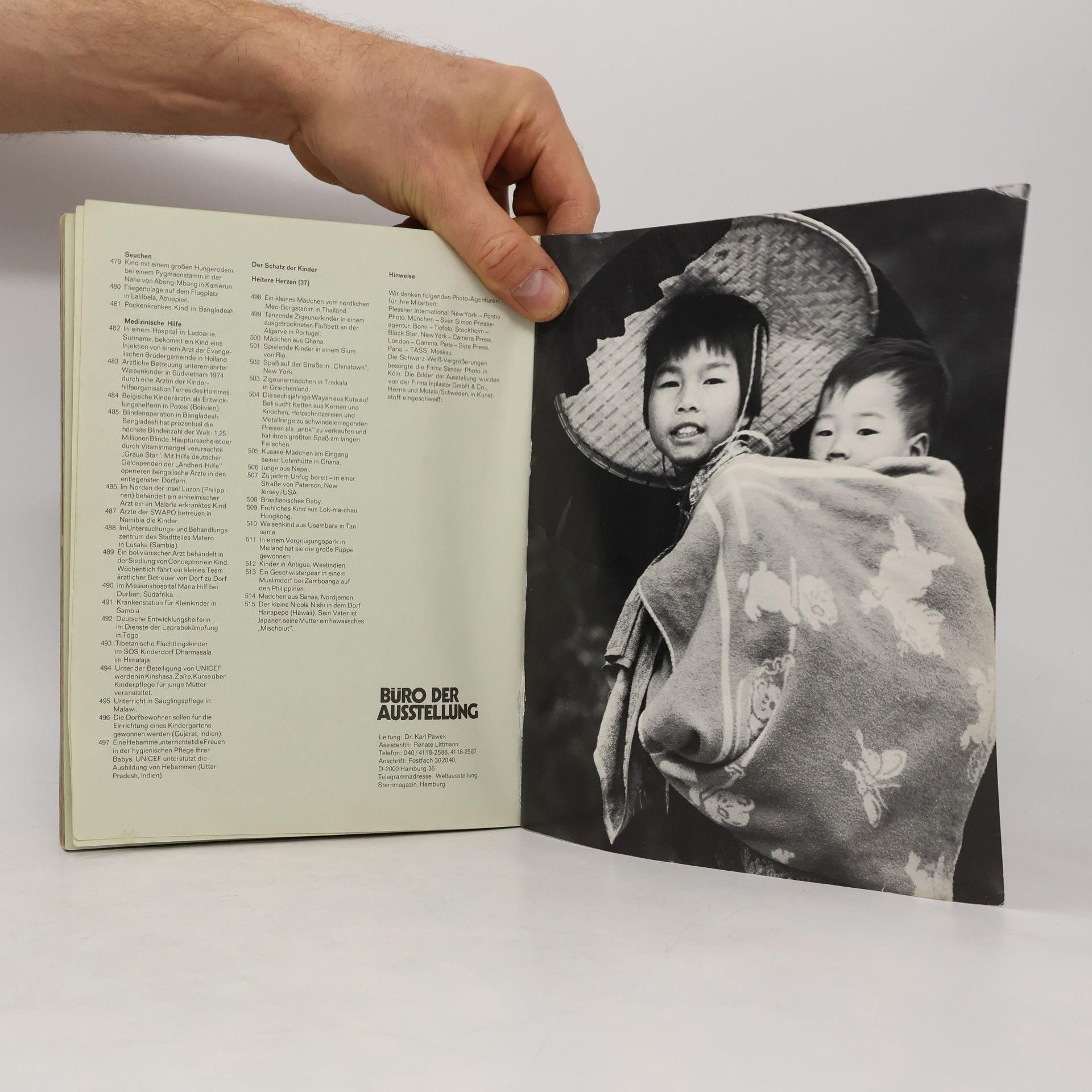 Various authors Die Kinder Dieser Welt. 4. Weltausstellung der Photographie