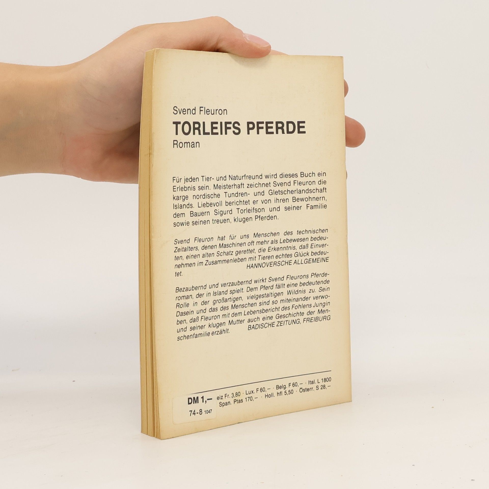 Svend Fleuron Torleifs Pferde. Roman