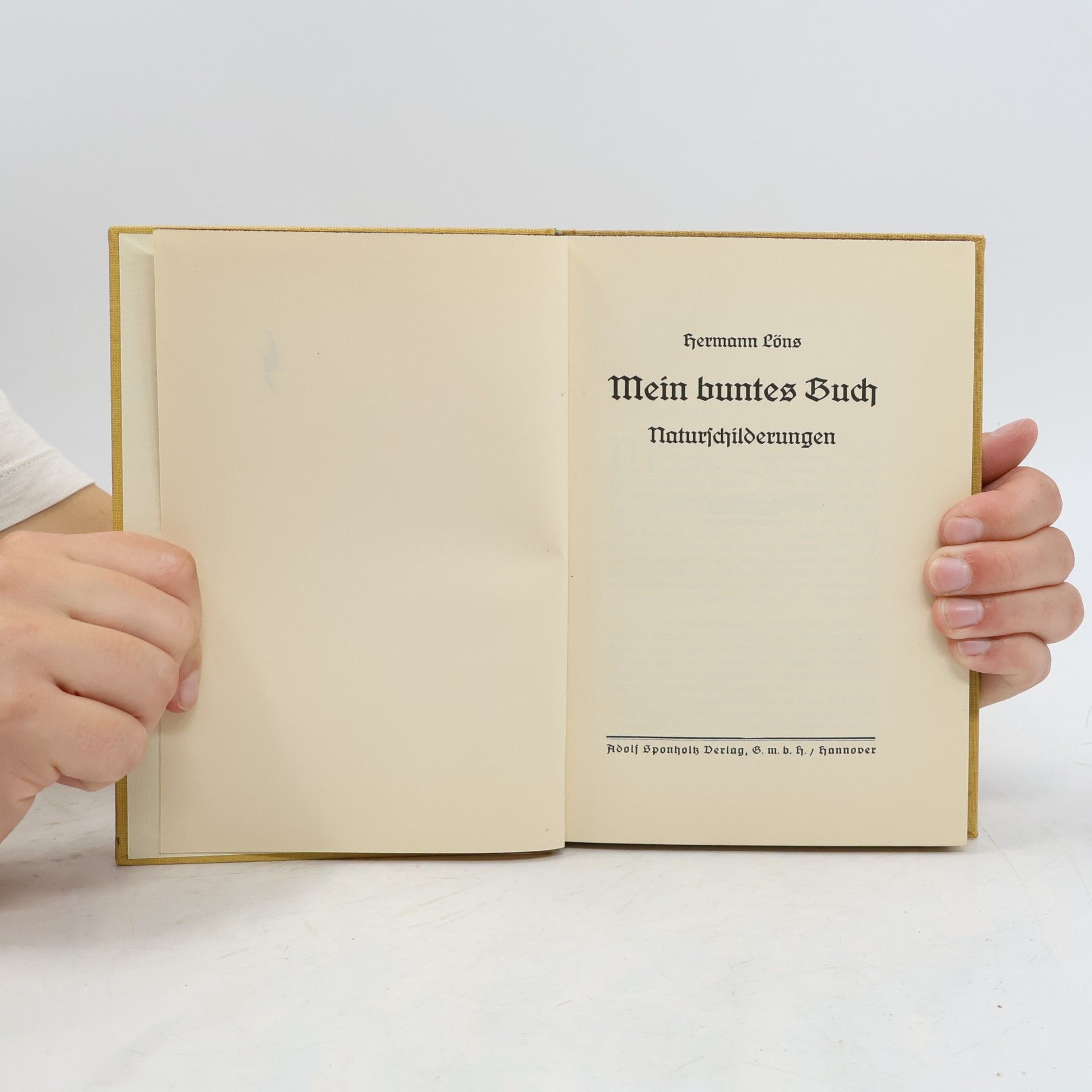 Hermann Löns Mein buntes Buch