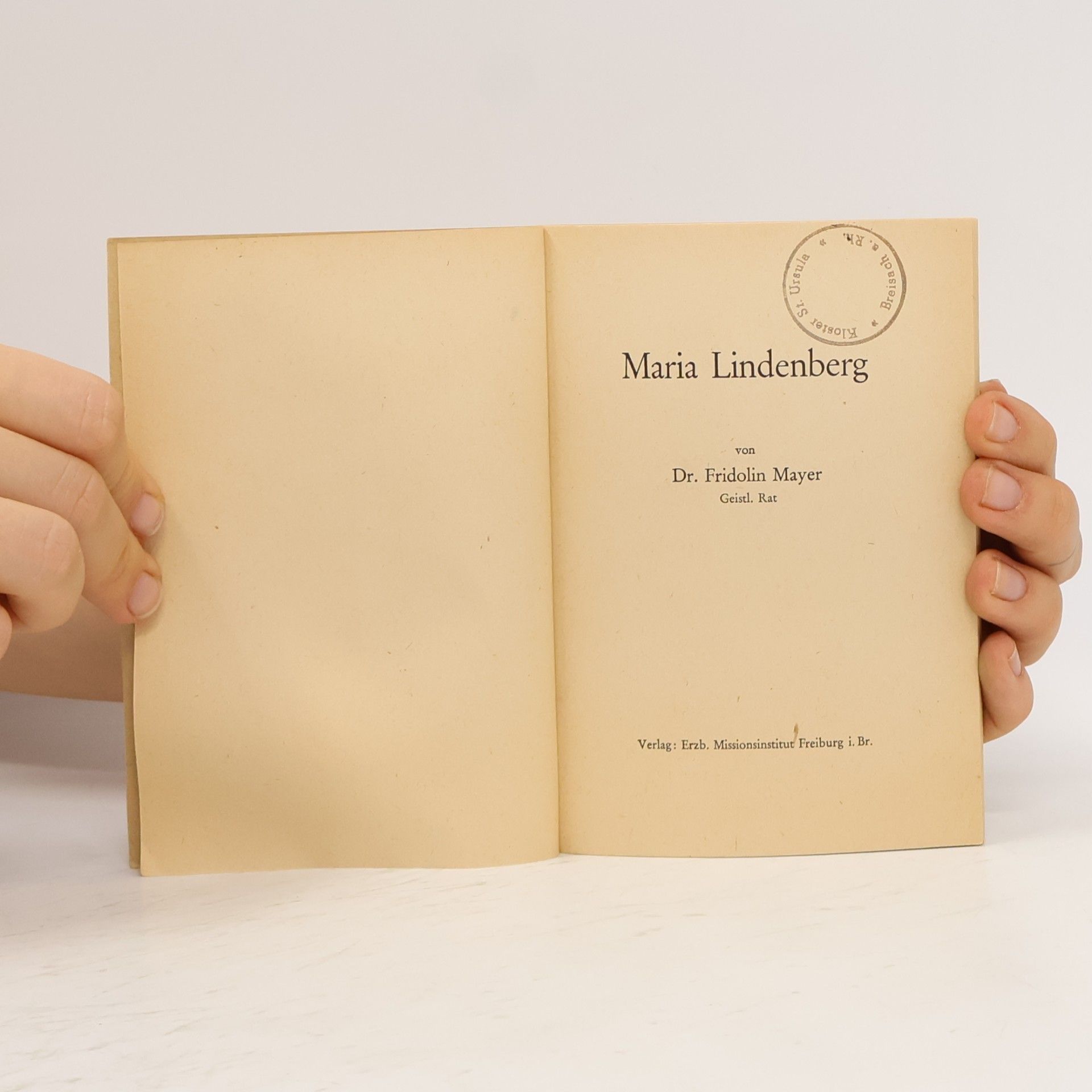 Fridolin Mayer Maria Lindenberg