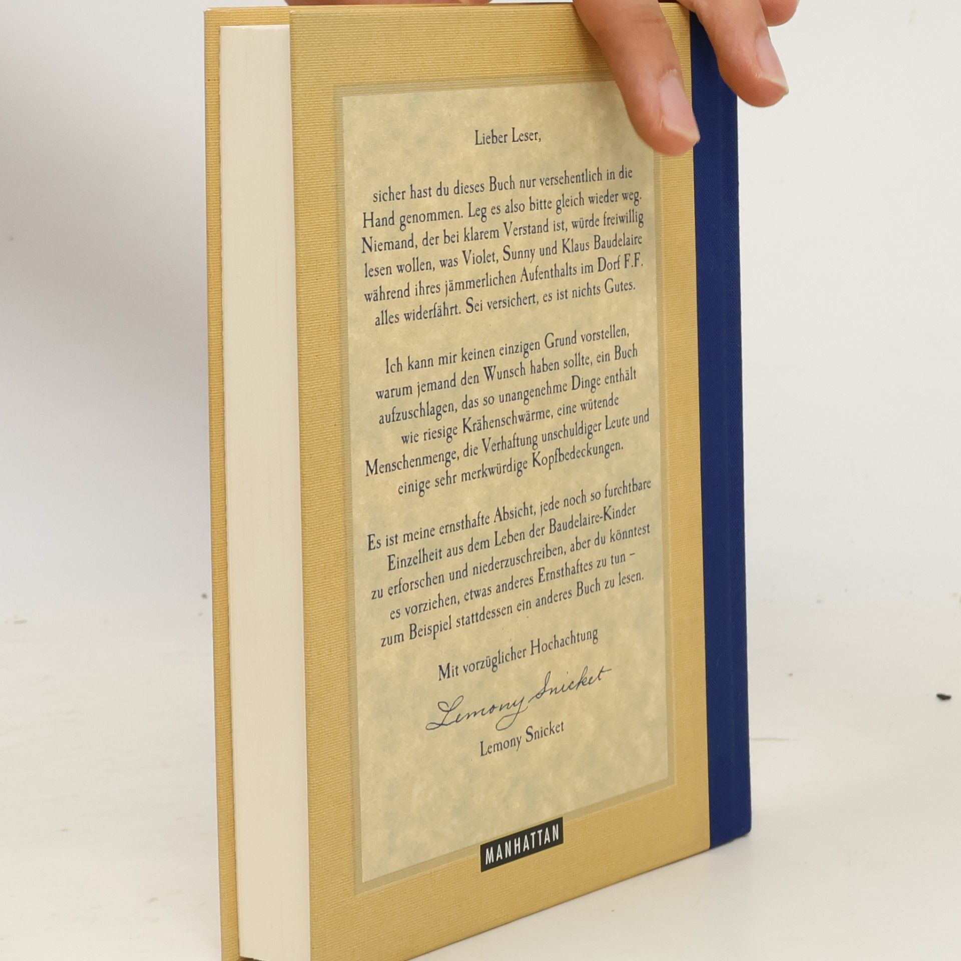 Lemony Snicket Eine Reihe betrüblicher Ereignisse. Das düstere Dorf