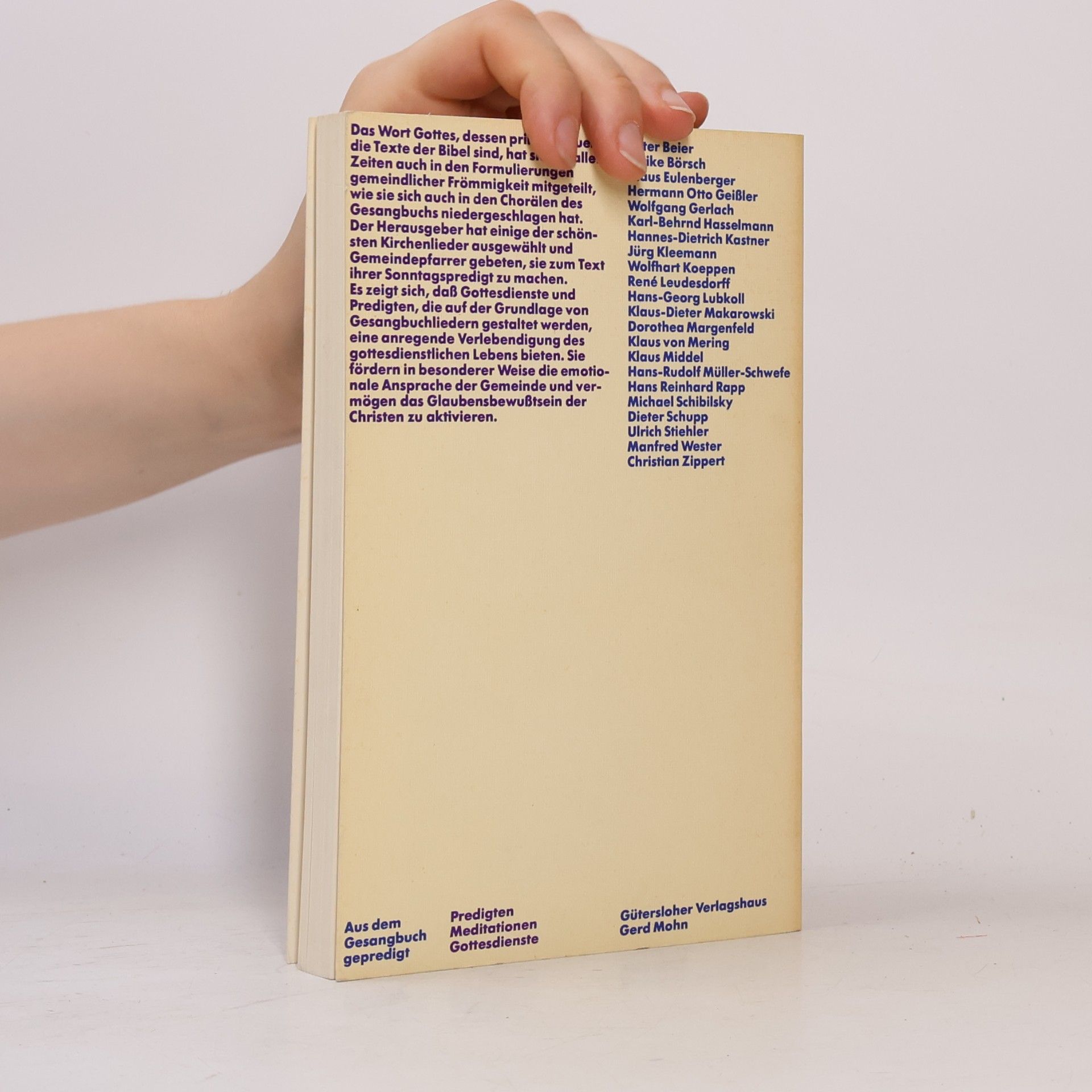 Horst Nitschke Aus dem Gesangbuch gepredigt