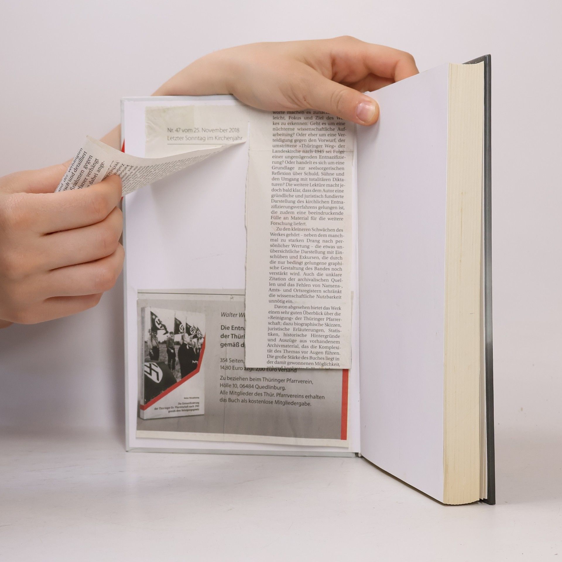 Walter Weispfenning Die Entnazifizierung der Thüringer Ev. Pfarrerschaft nach 1945 gemäß dem Reinigungsgesetz