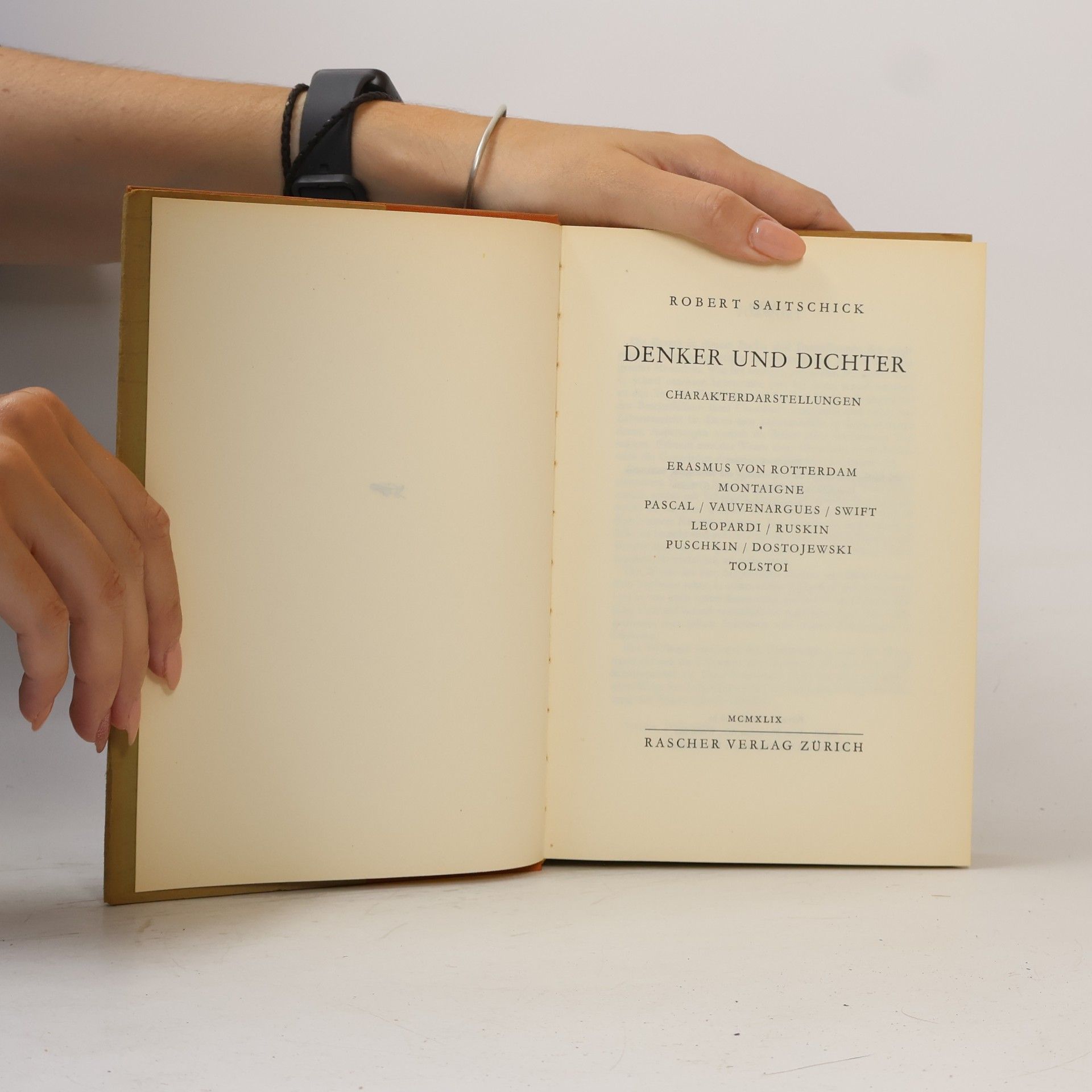 Robert Saitschick Denker und Dichter