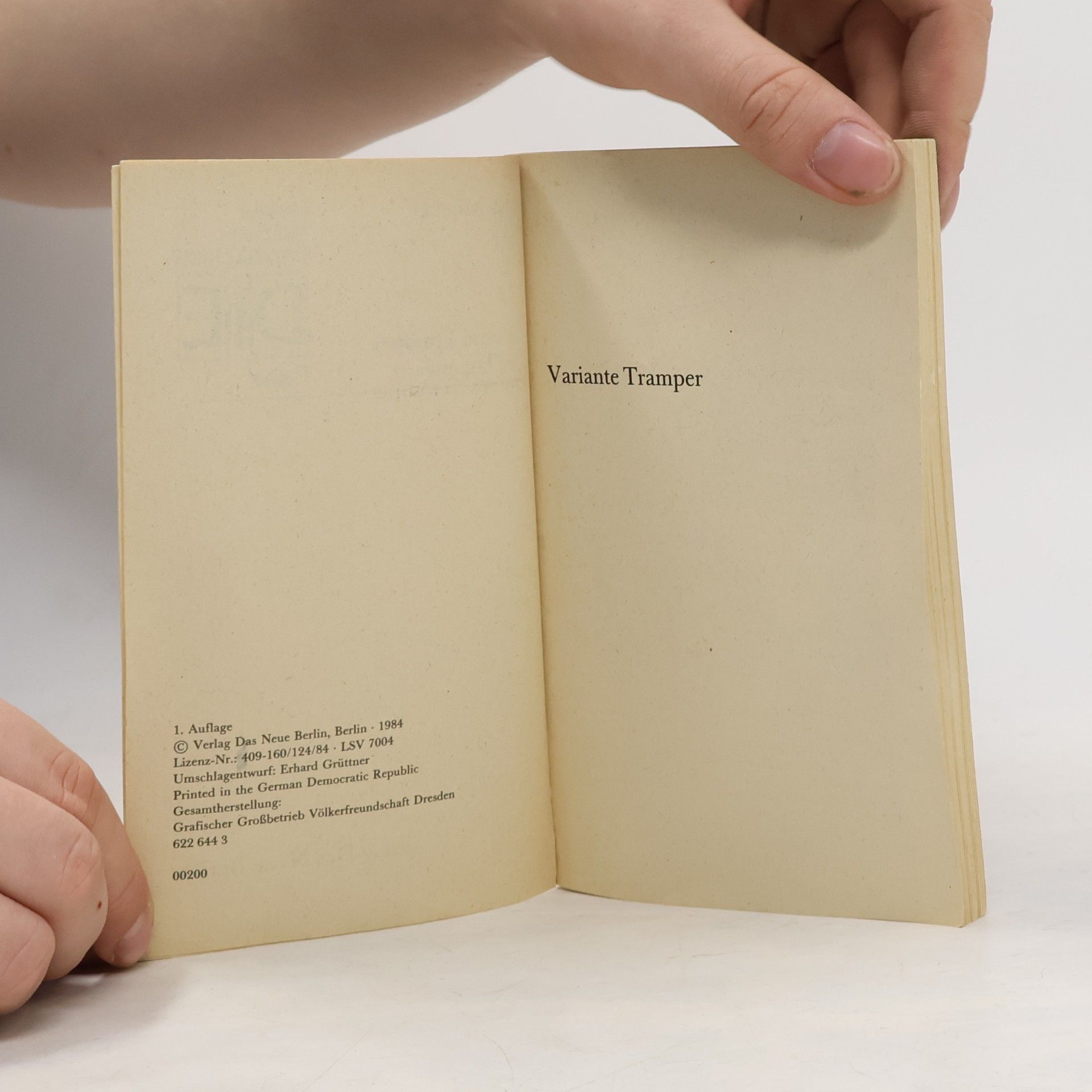 Klaus Möckel Variante Tramper. Die Damengang