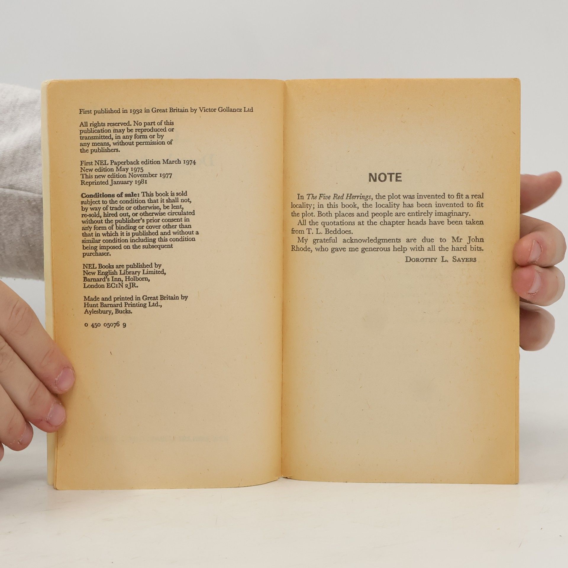 Dorothy L. Sayers Have His Carcase