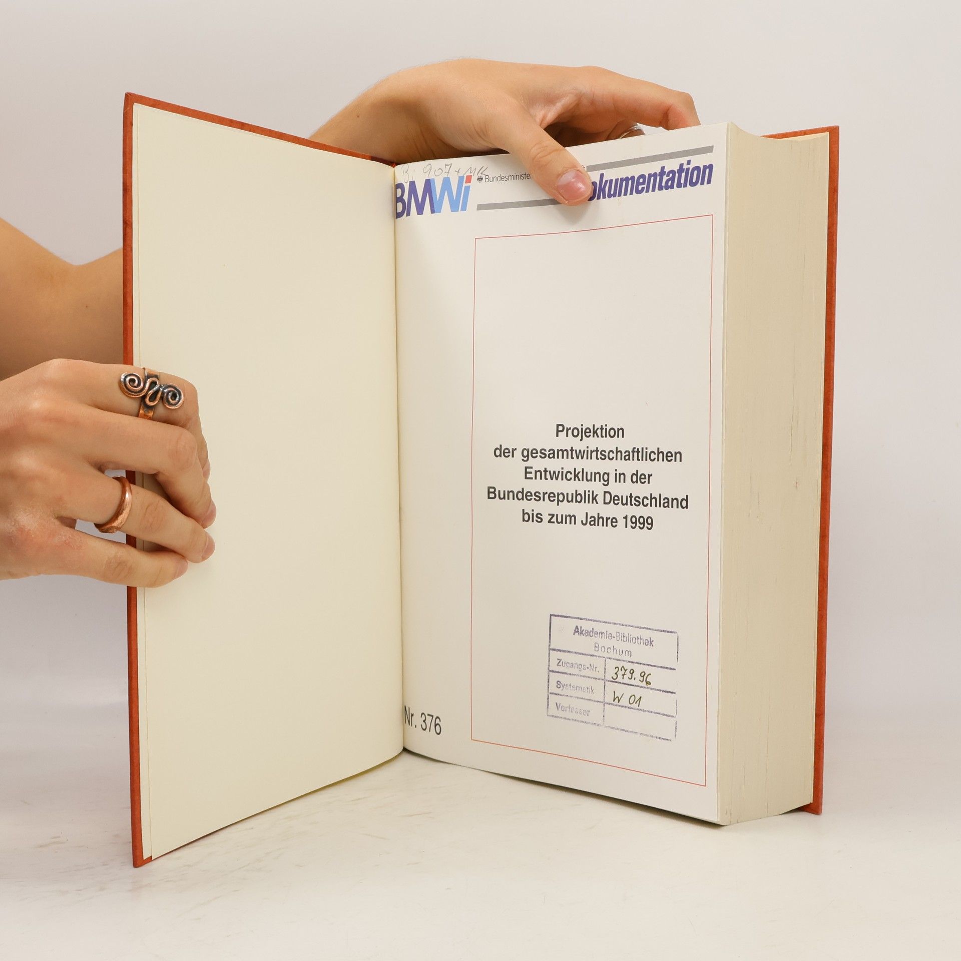 kolektiv Projektion der gesamtwirtschaftlichen Entwicklung in der Bundesrepublik Deutschland bis zum Jahre 1999