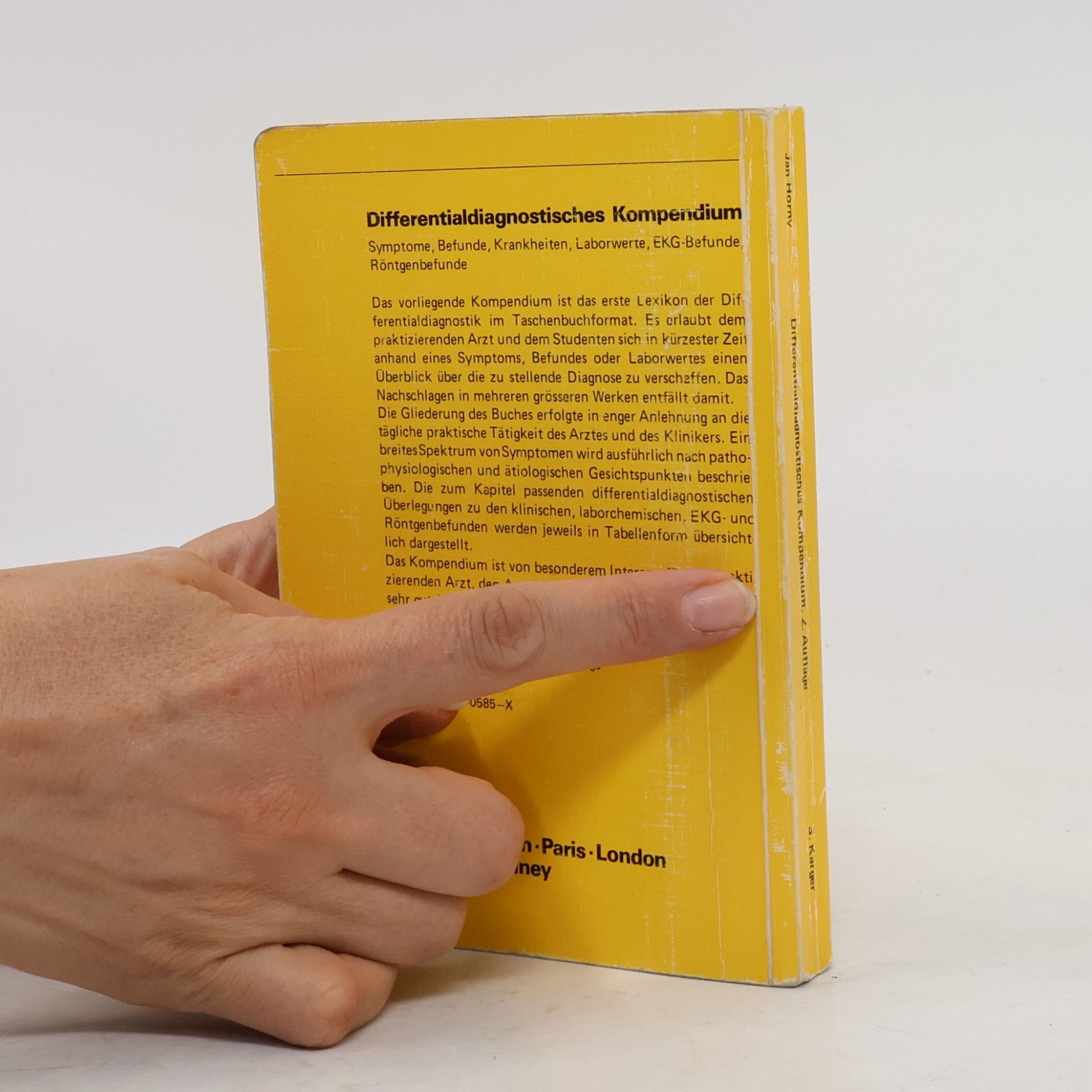Jan Horny Differentialdiagnostisches Kompendium