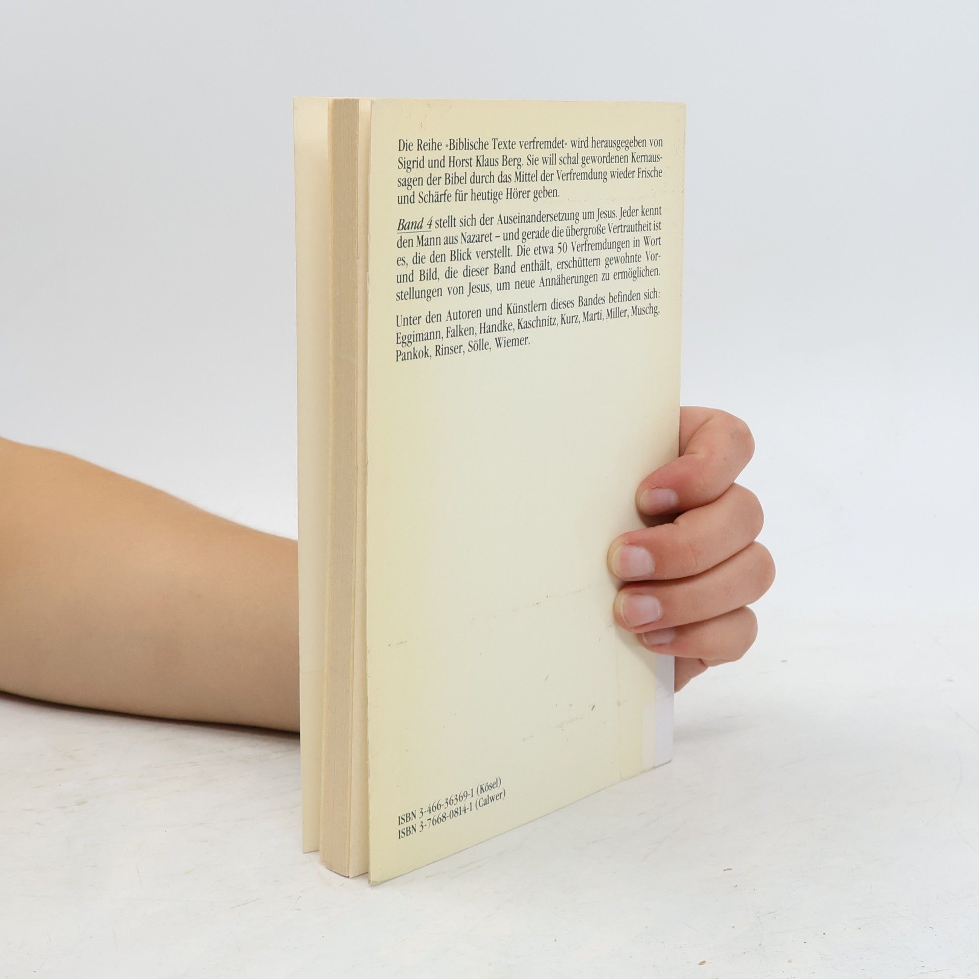 Sigrid Berg Biblische Texte verfremdet - 4: Jesus