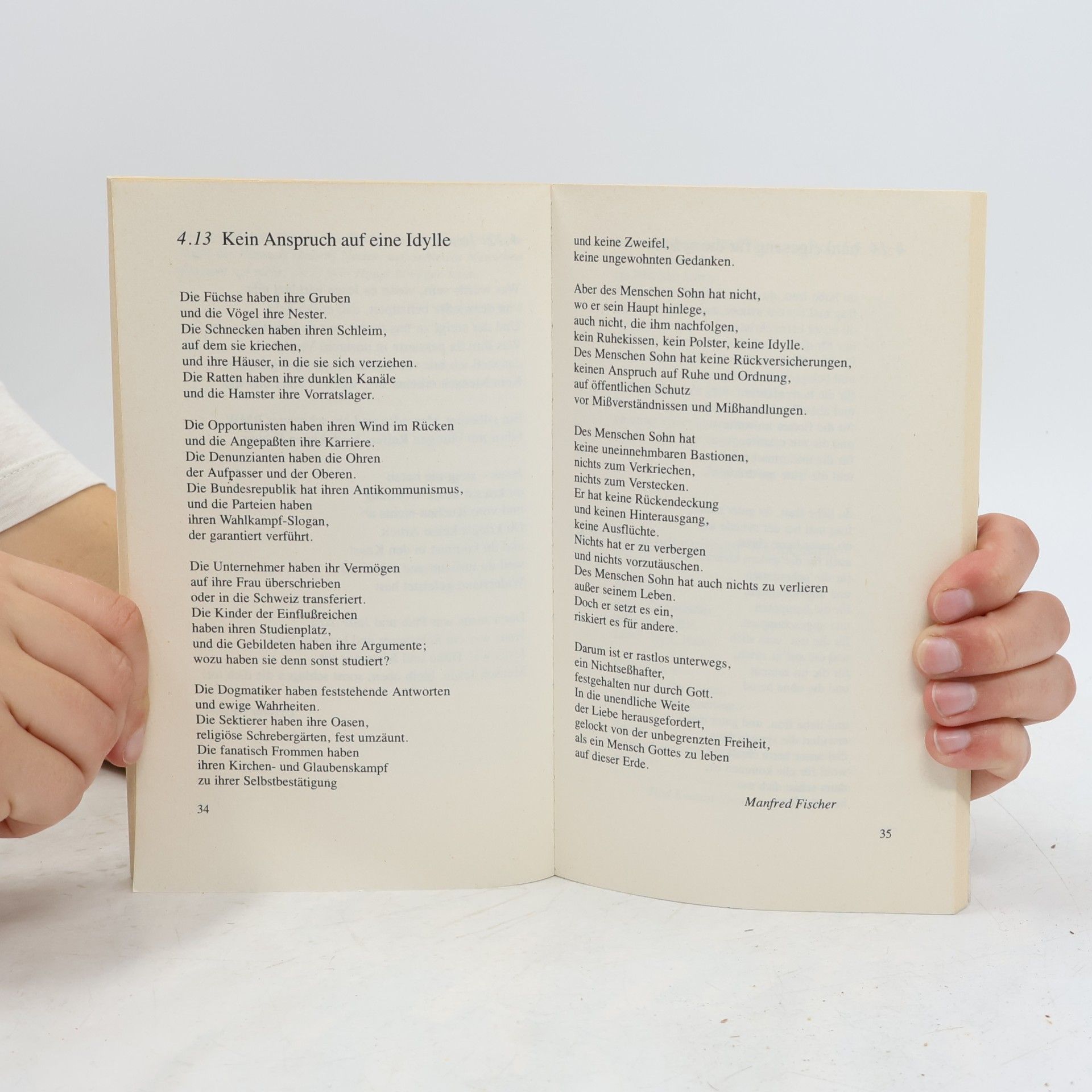 Sigrid Berg Biblische Texte verfremdet - 4: Jesus