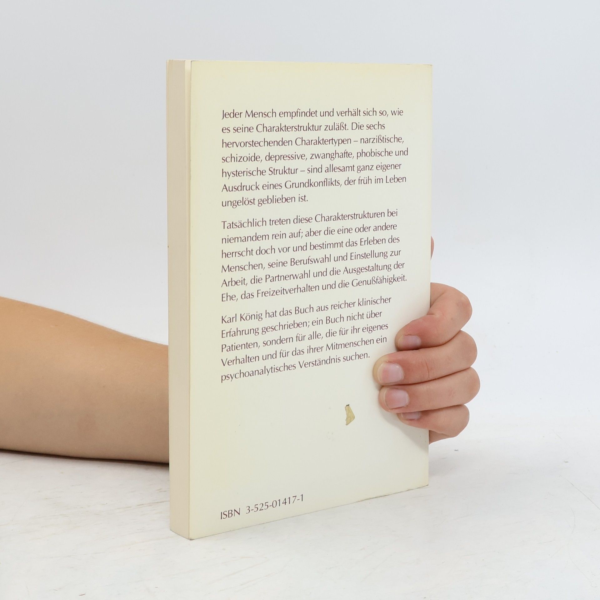 Karl König Kleine psychoanalytische Charakterkunde