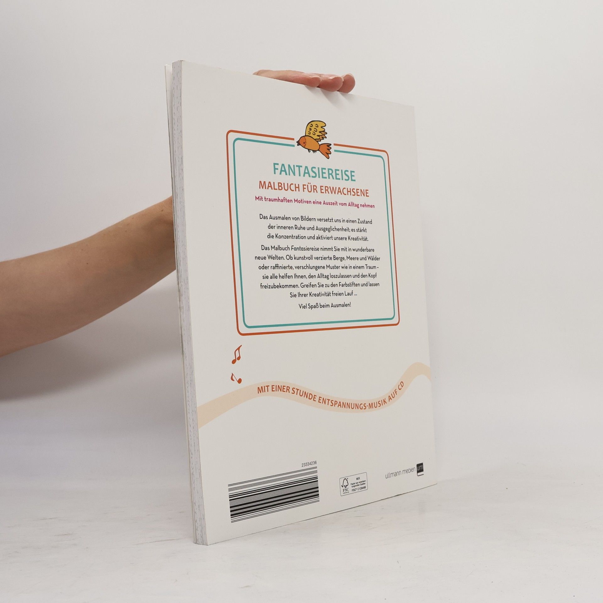 Malbuch für Erwachsene mit CD - Fantasiereise