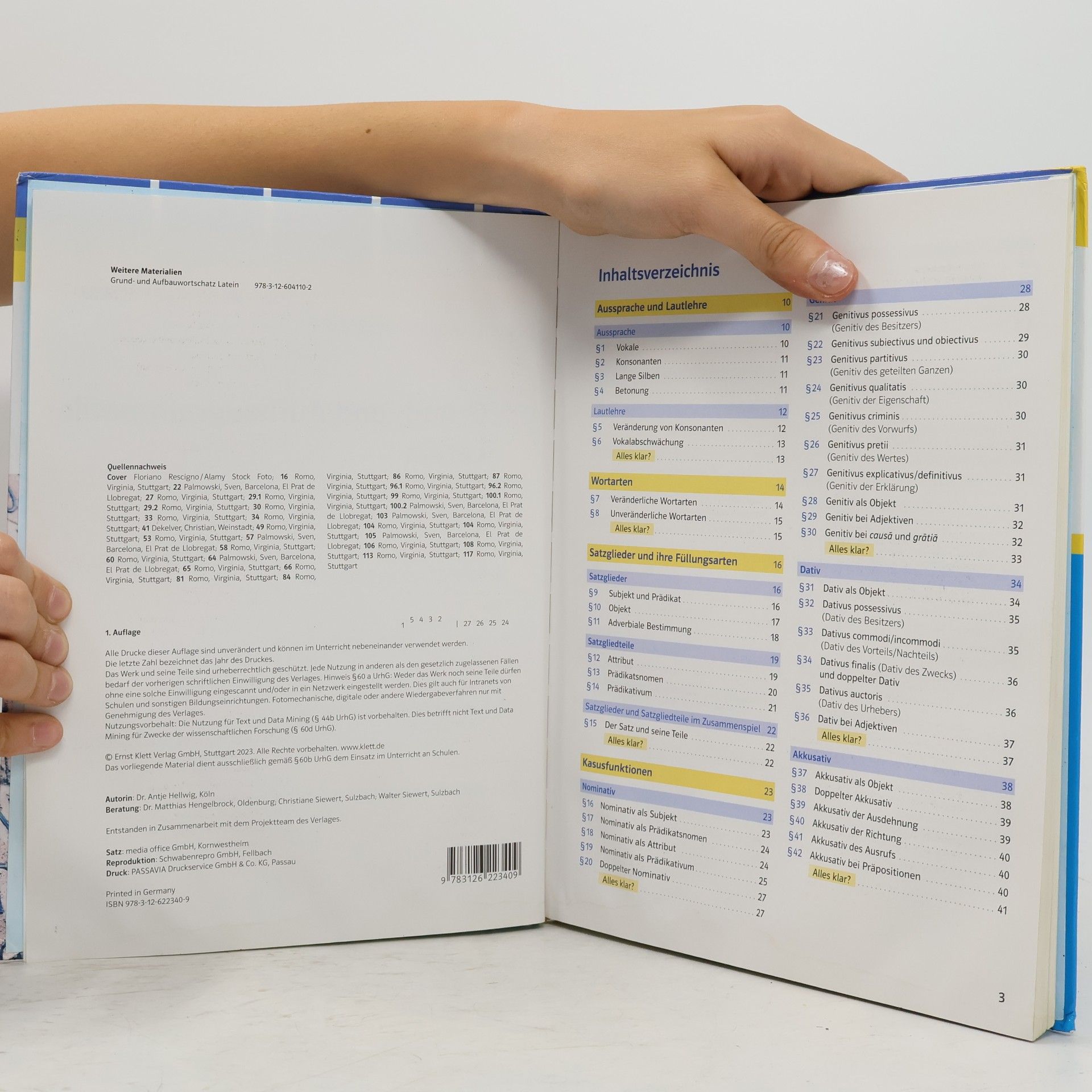 Unknown Author Grund- und Aufbaugrammatik Latein: Grammatik 3. Lernjahr - Abitur. Ausgabe ab 2014