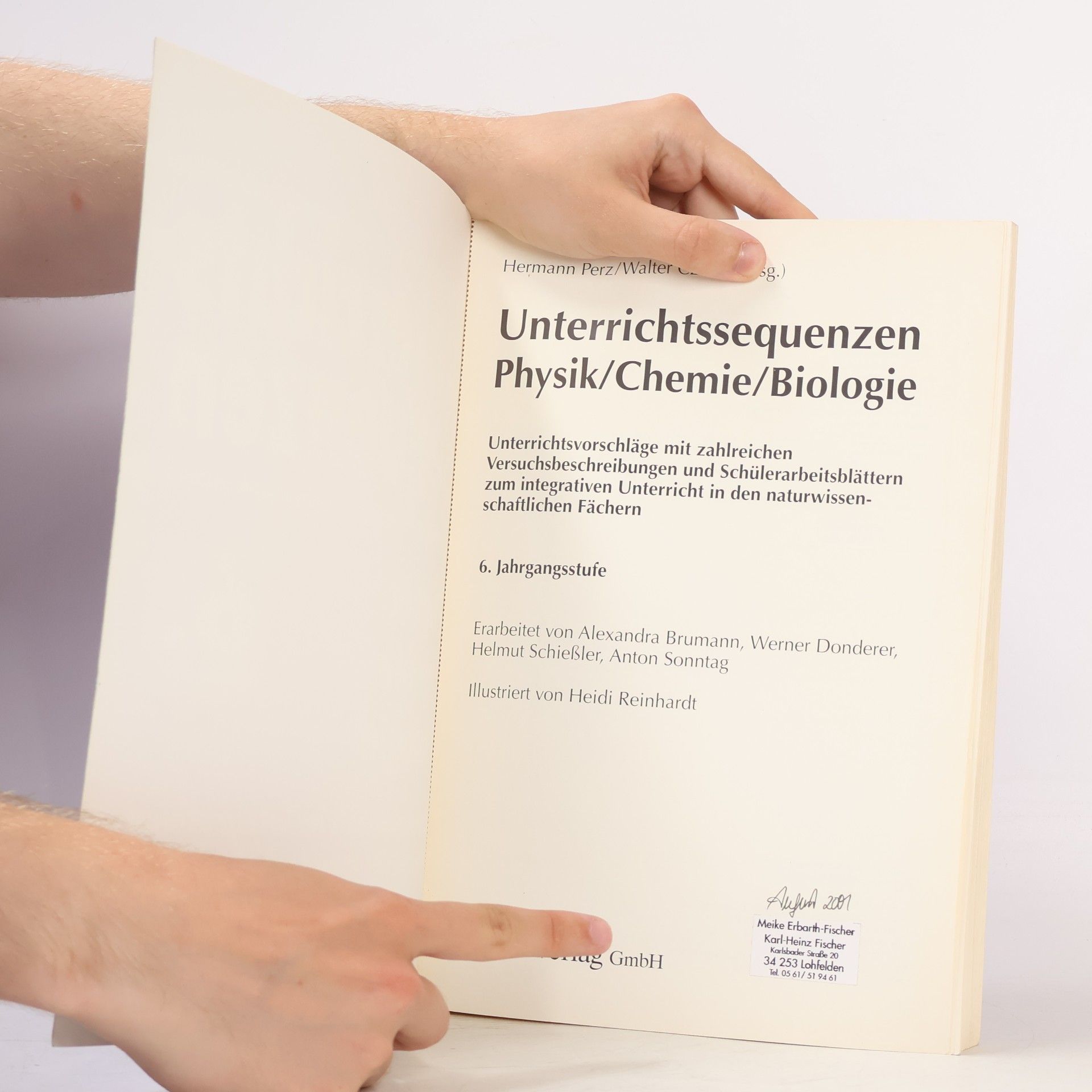 Alexandra Brumann Unterrichtssequenzen Physik, Chemie, Biologie