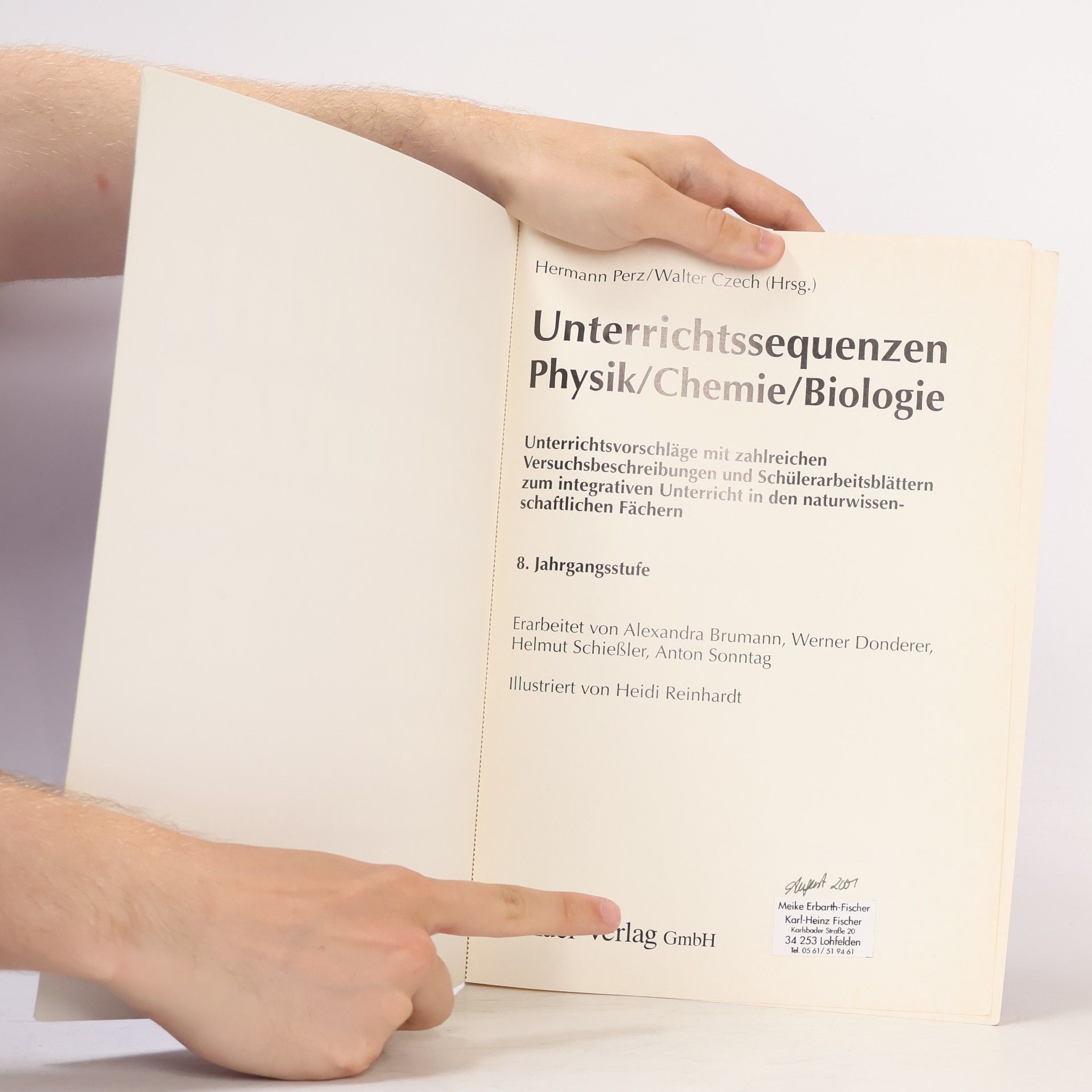 Alexandra Brumann Unterrichtssequenzen Physik, Chemie, Biologie