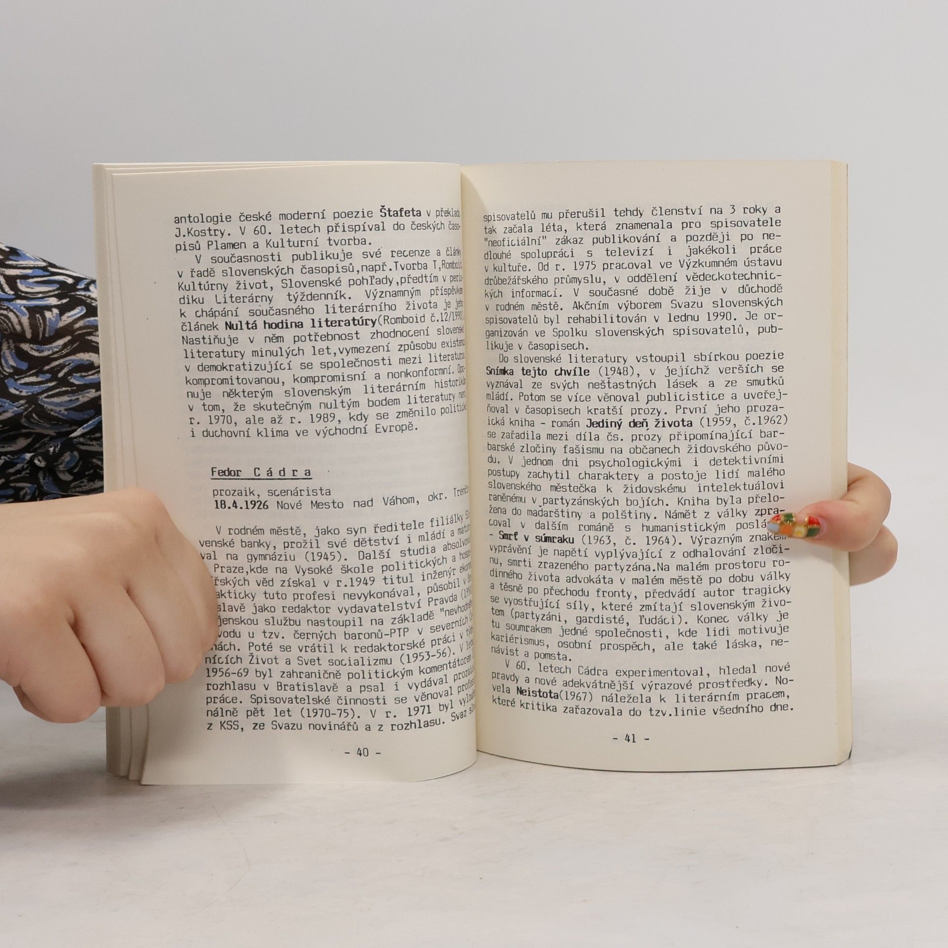 Dagmar Perstická Dominik Tatarka a ti druzí: Informace o umlčované a zamlčované slovenské literatuře