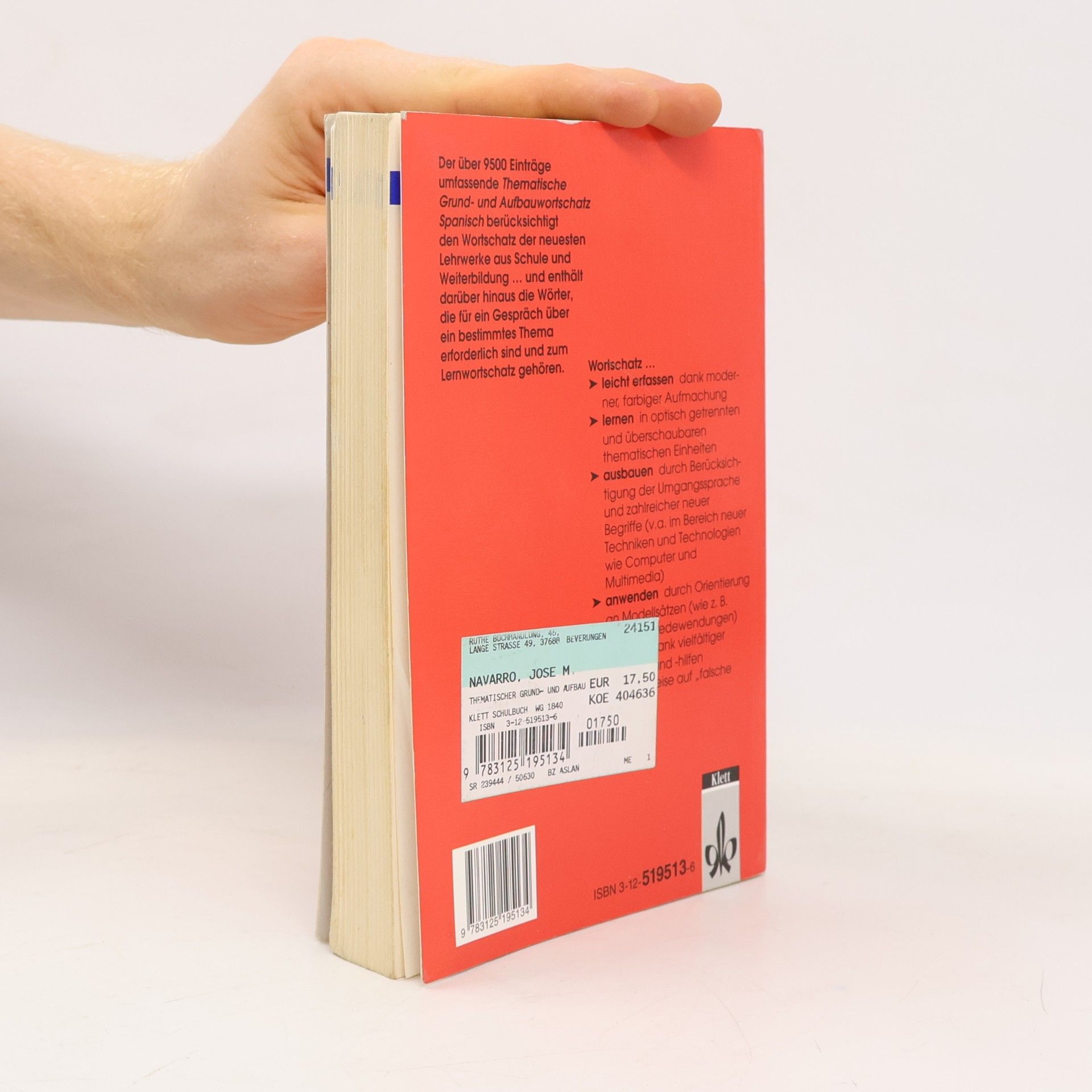 Axel J. Navarro Ramil Thematischer Grund- und Aufbauwortschatz: Spanisch