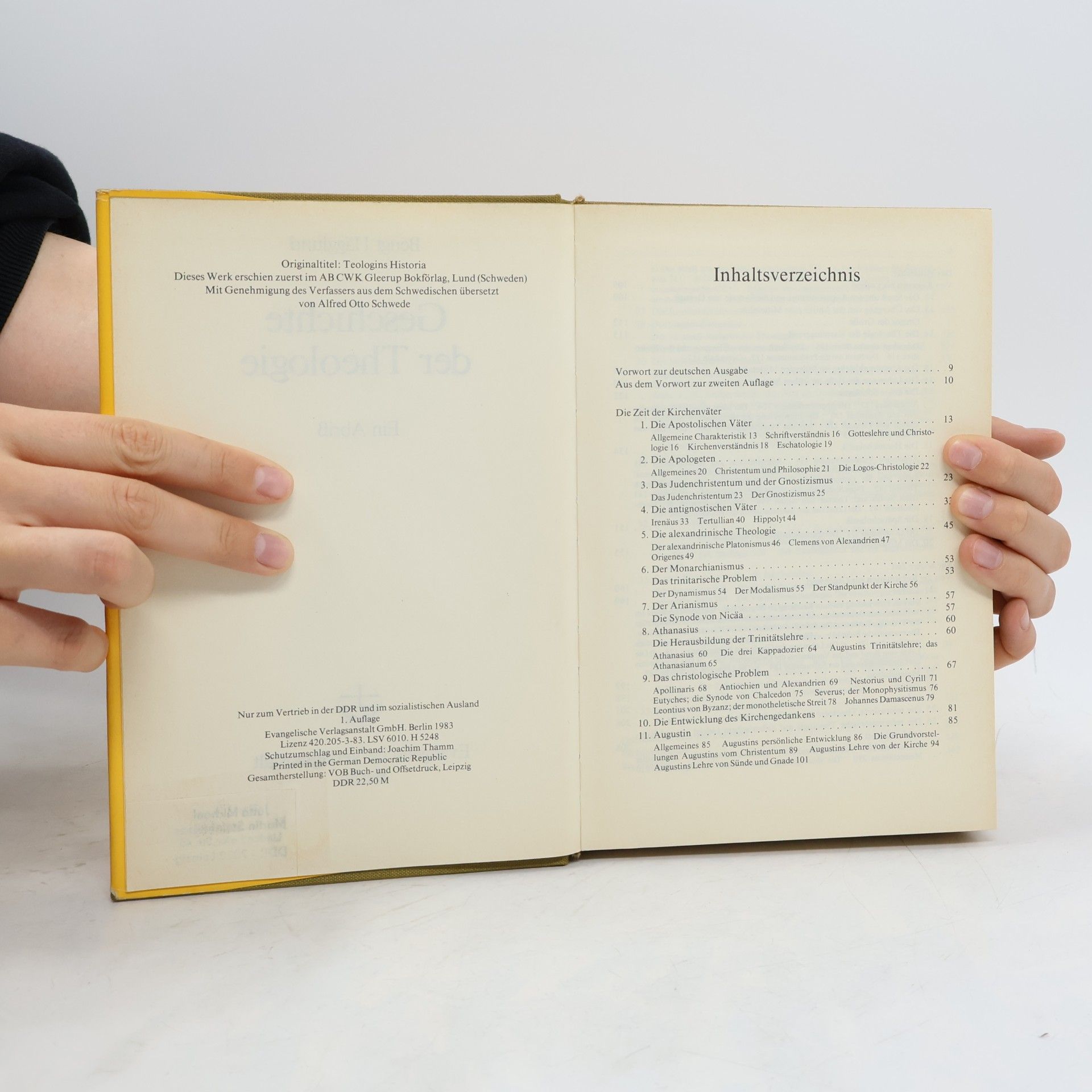 Bengt Hägglund Geschichte der Theologie