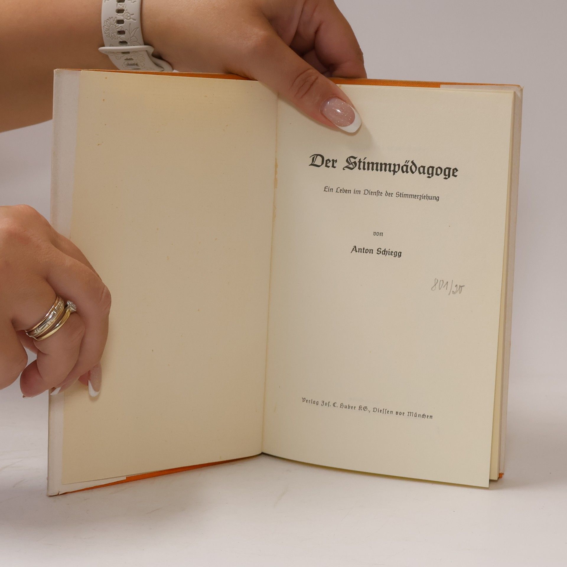 Anton Schiegg Der Stimmpädagoge