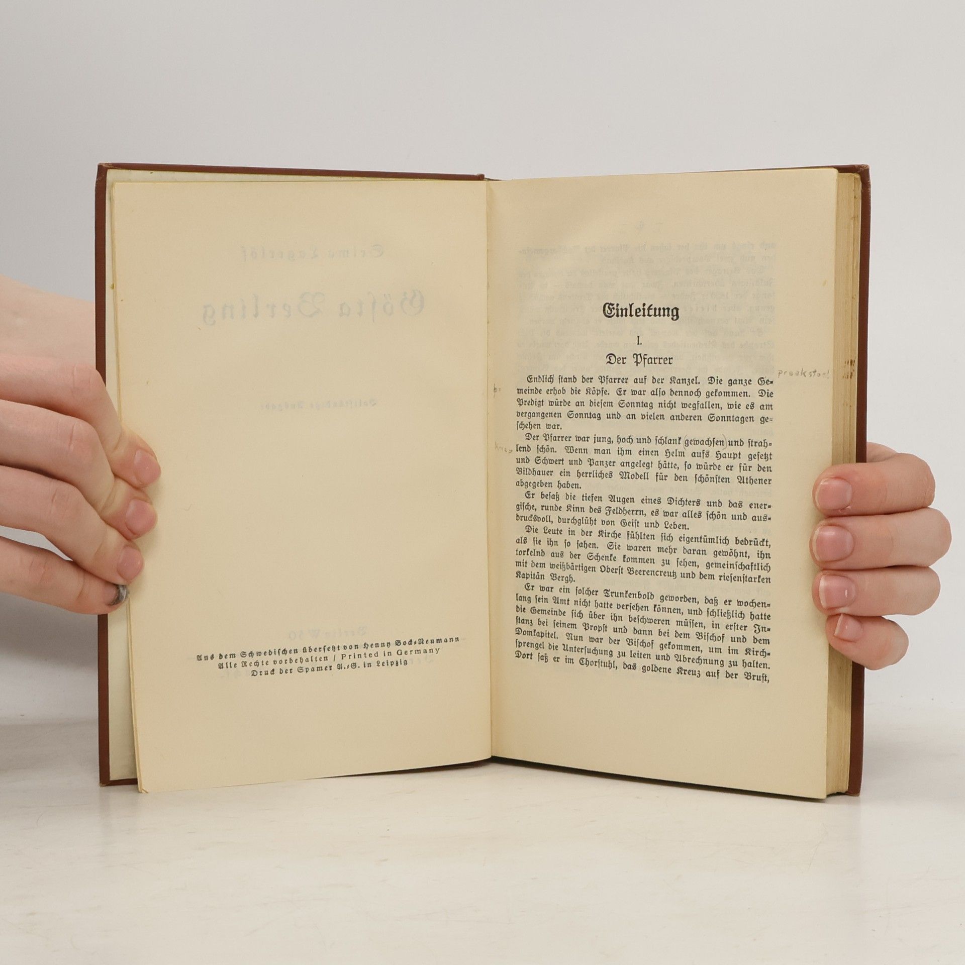 Selma Lagerlöf Gösta Berlings