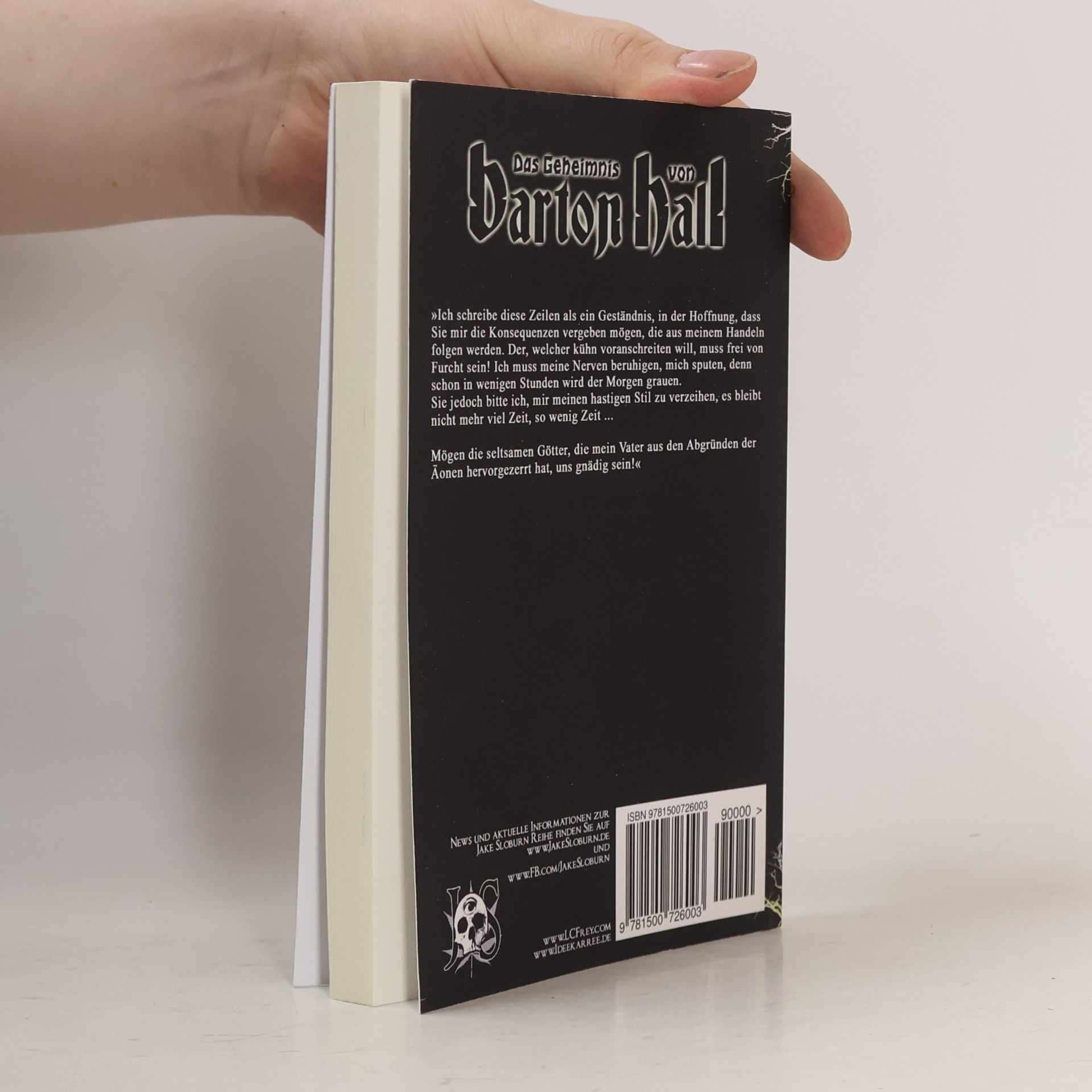 L. C. Frey Das Geheimnis von Barton Hall. Eine Schauernovelle