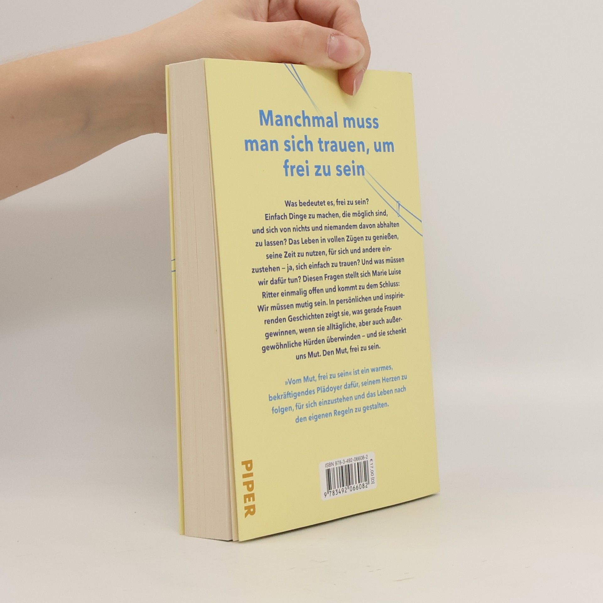 Marie Luise Ritter Vom Mut, frei zu sein