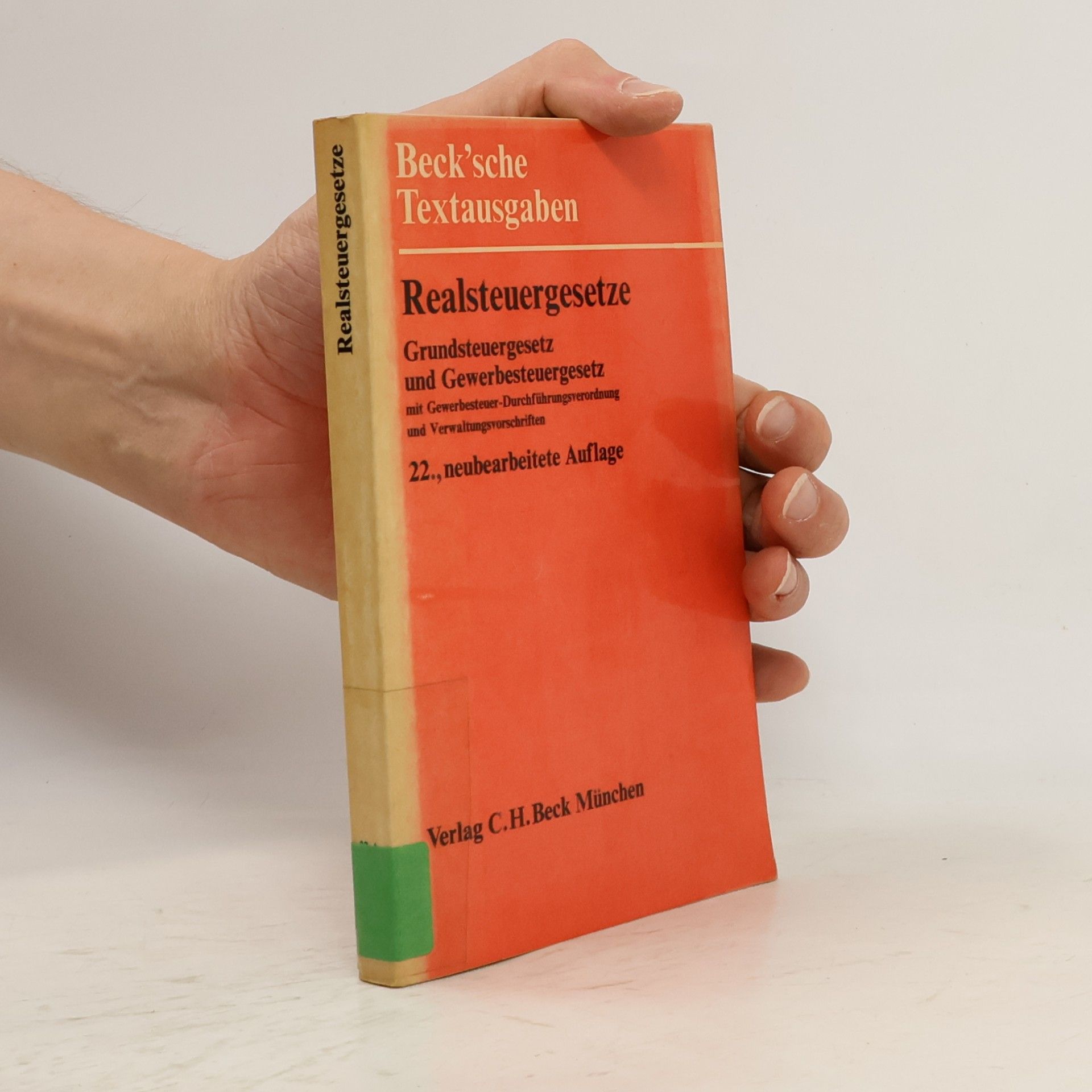 Various authors Realsteuergesetze