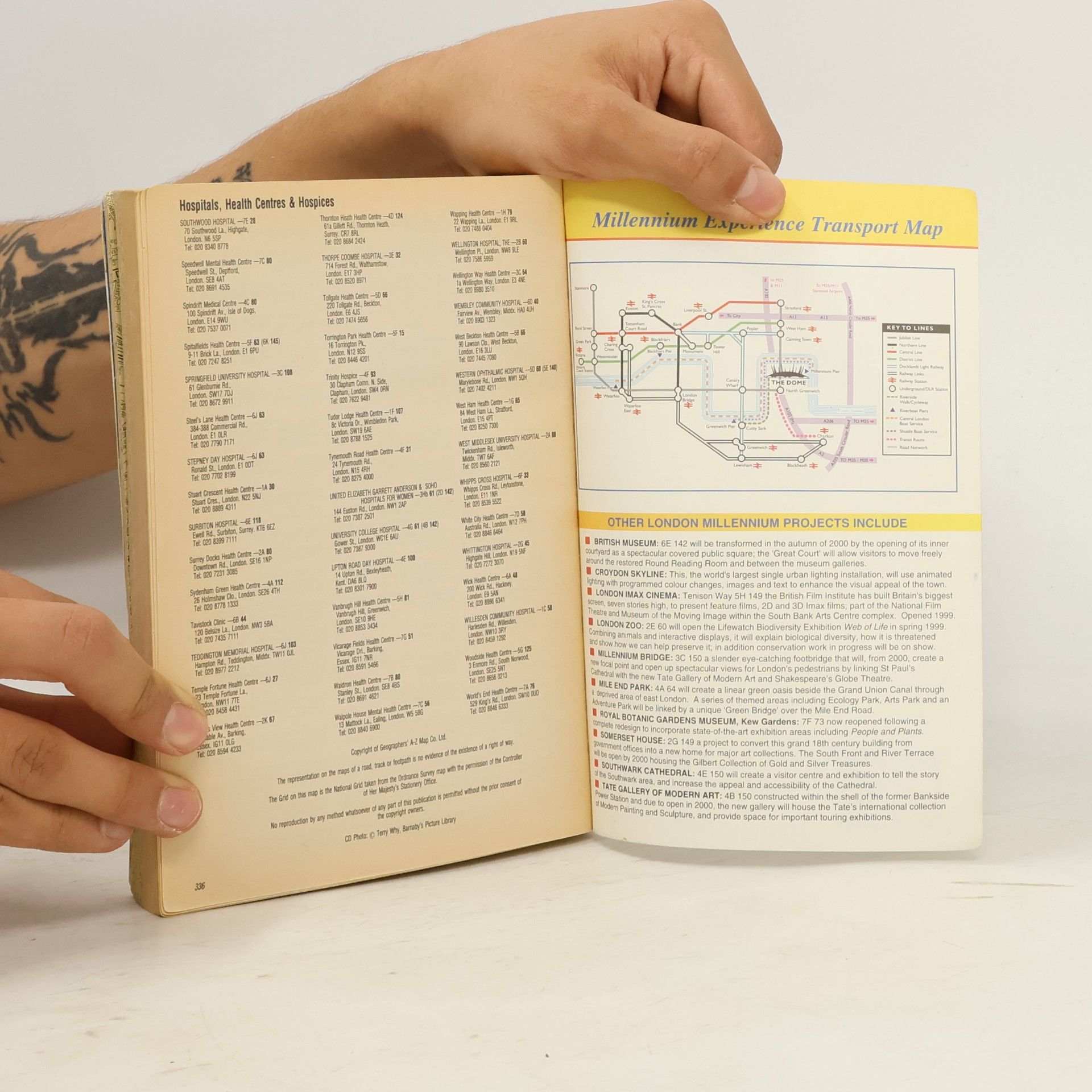 Geographers A. Z. Map Company A-Z London - Millennium Experience: See Inside for Details of the Dome and Other London Millennium Projects