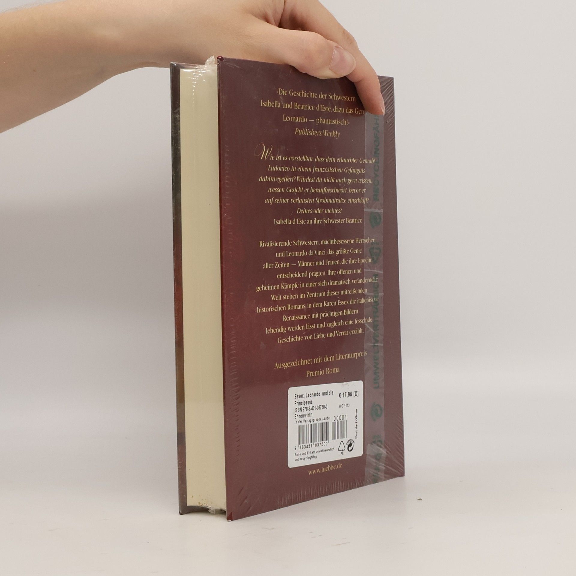 Karen Essex Leonardo und die Principessa. Historischer Roman