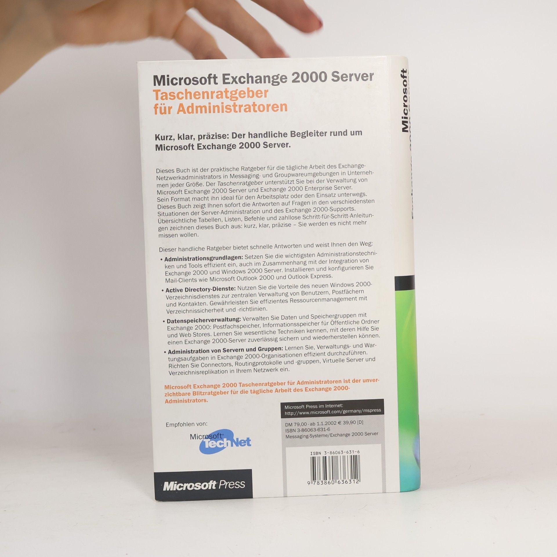 William Robert Stanek Microsoft-Exchange-Server-2000-Taschenratgeber für Administratoren