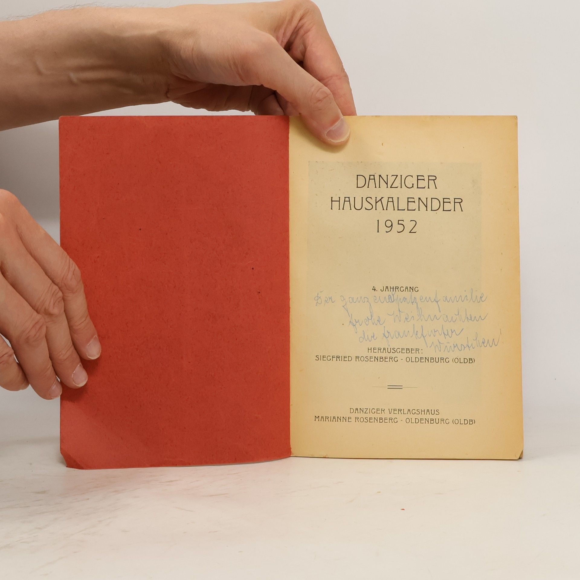 Autorenkollektiv Danziger Hauskalender 1952