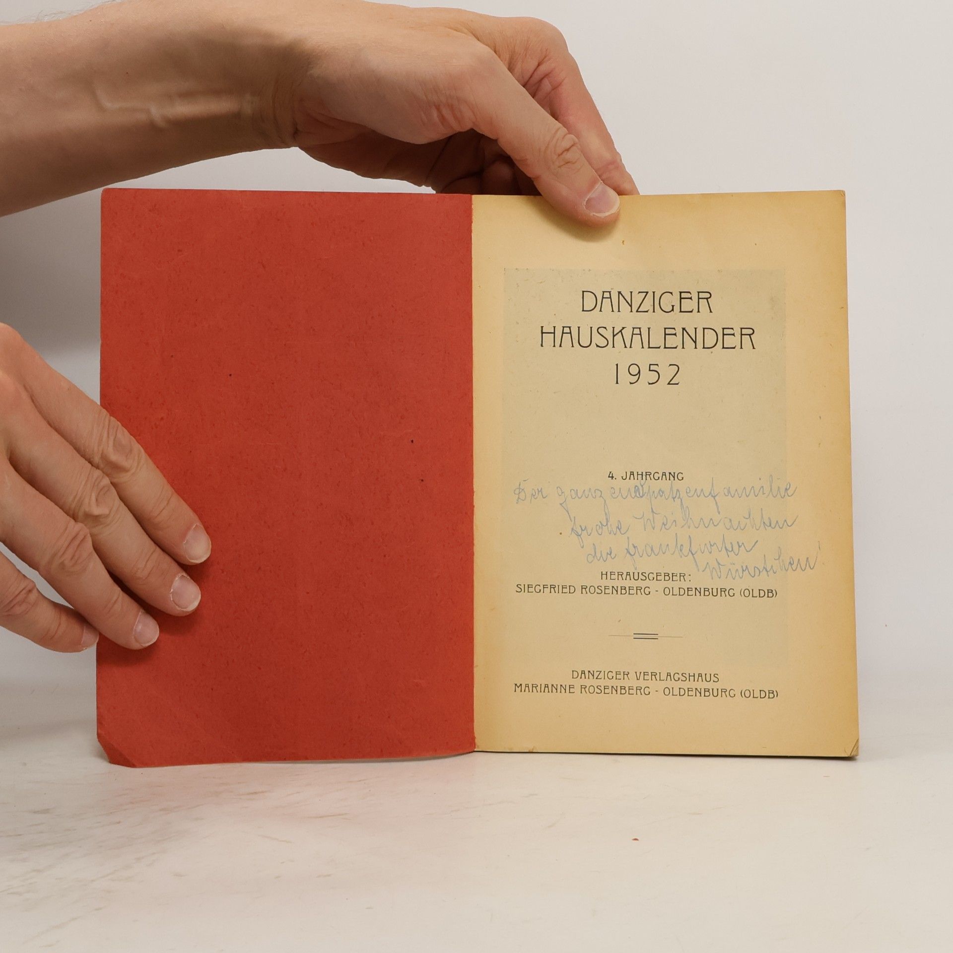 Autorenkollektiv Danziger Hauskalender 1952