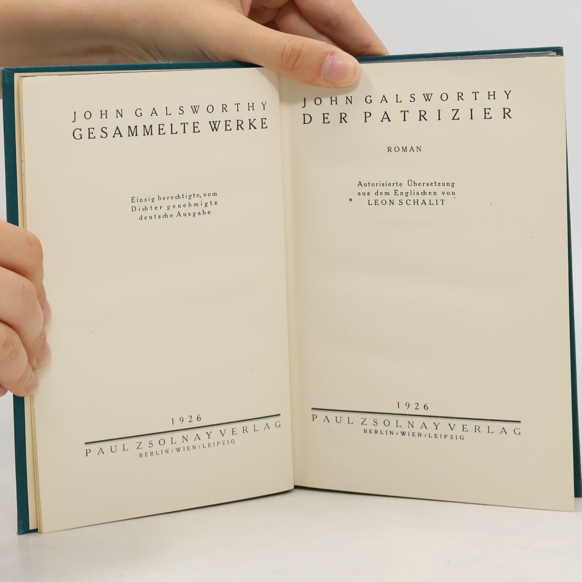 John Galsworthy Der Weisse Affe