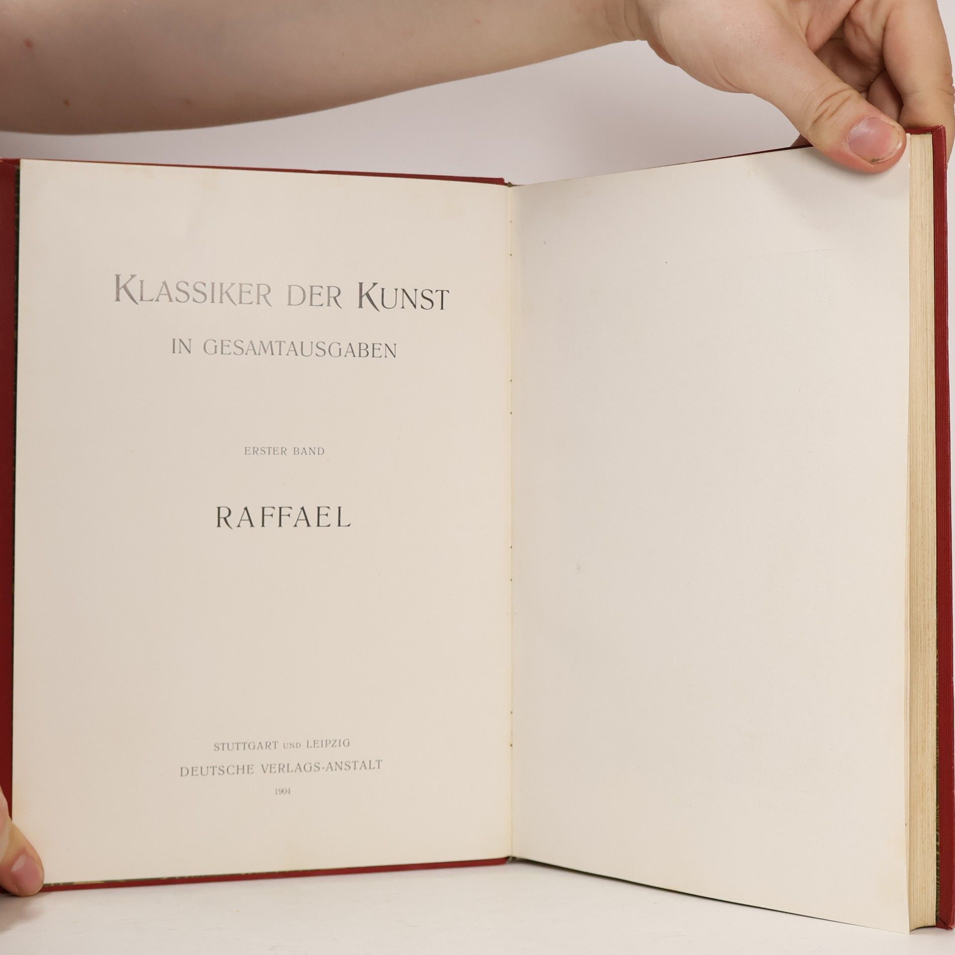 Various authors Klassiker der Kunst in Gesamtausgaben I. Raffael