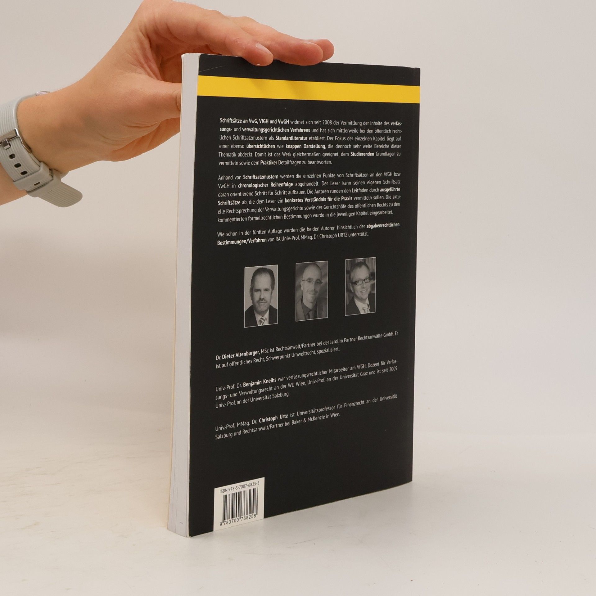 Dieter Altenburger Schriftsätze an VwG, VfGH und VwGH
