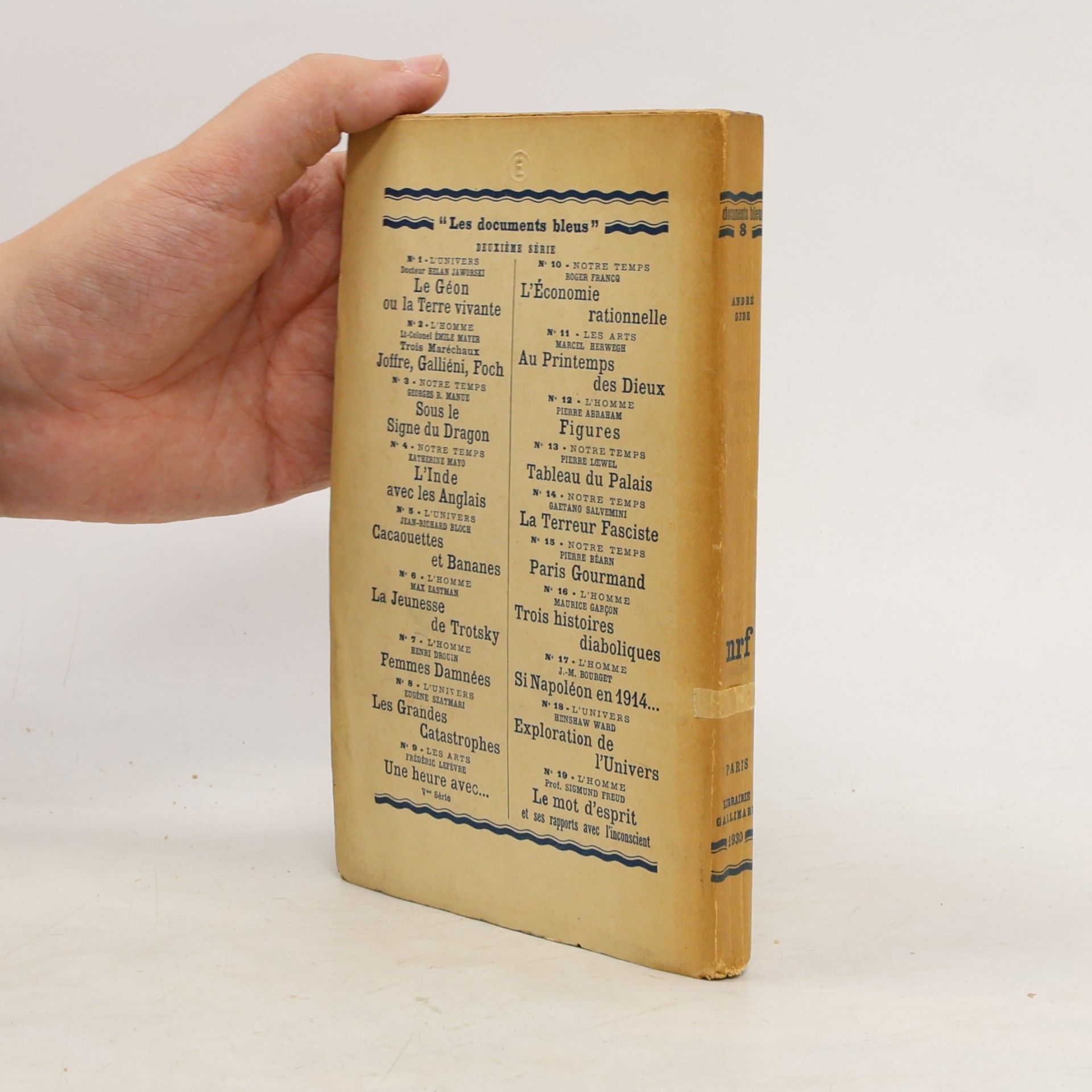 André Gide Souvenirs de la Cour d'assises