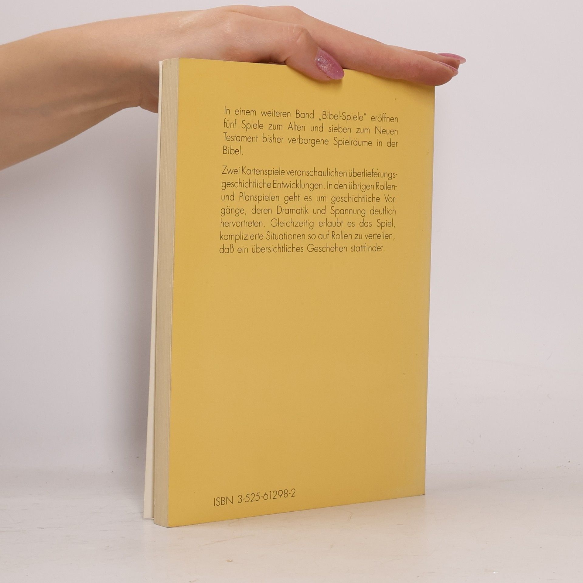 Reinhard Schinzer Spielräume in der Bibel
