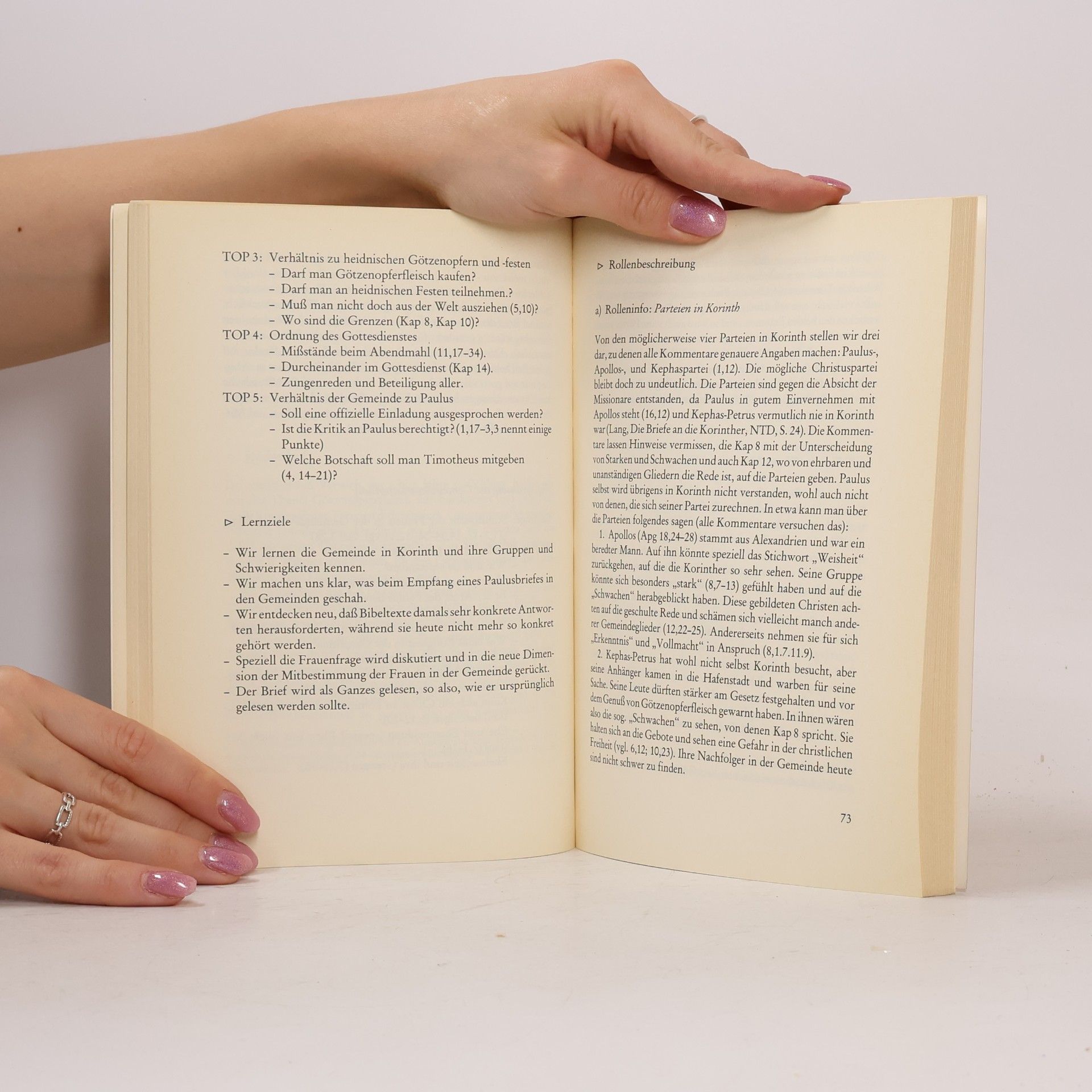 Reinhard Schinzer Spielräume in der Bibel