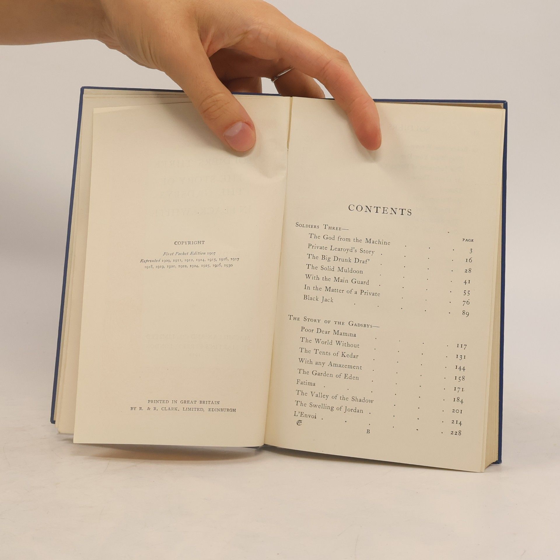 Rudyard Kipling Soldiers Three and Other Stories