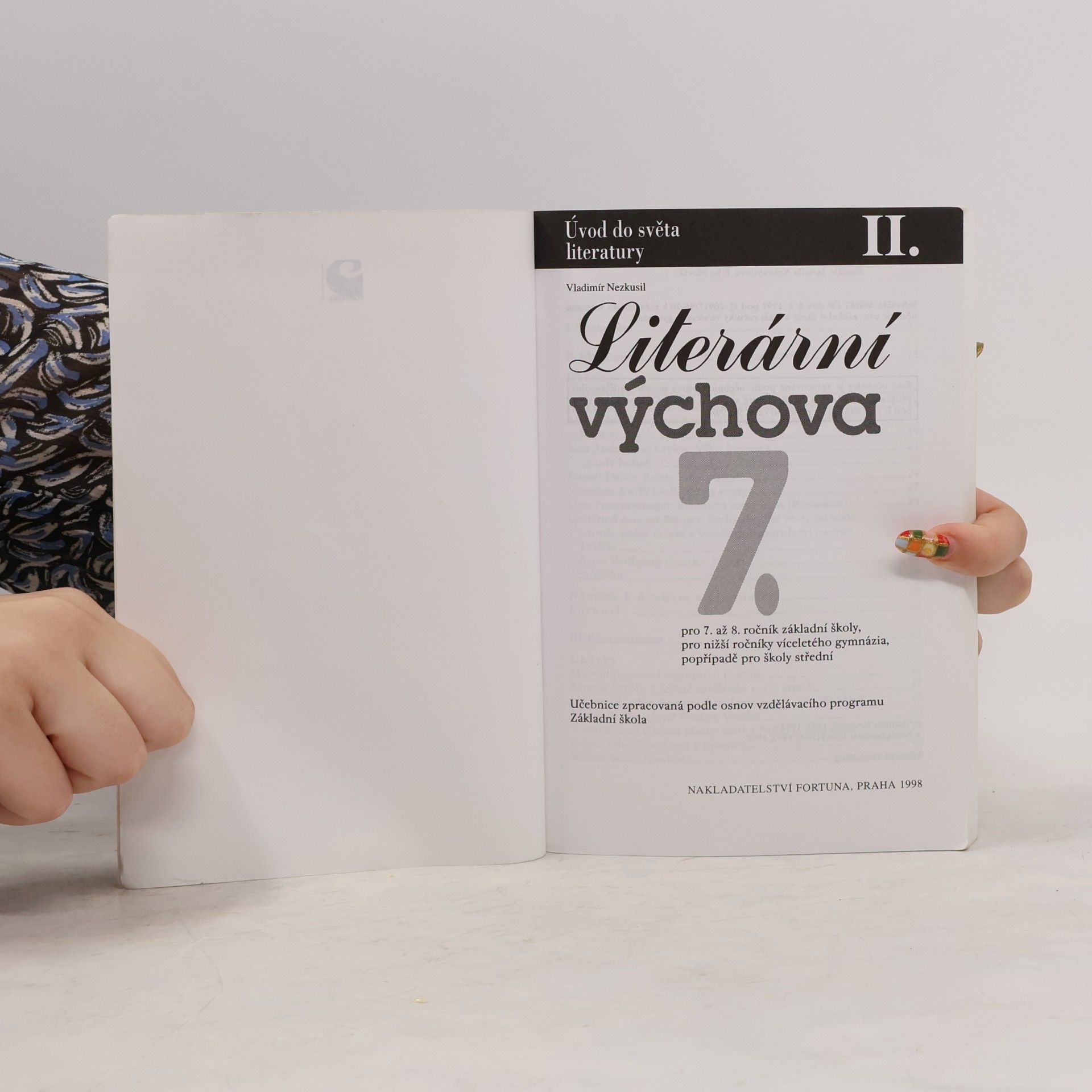 Vladimír Nezkusil Literární výchova pro 7. ročník základní školy 2. díl