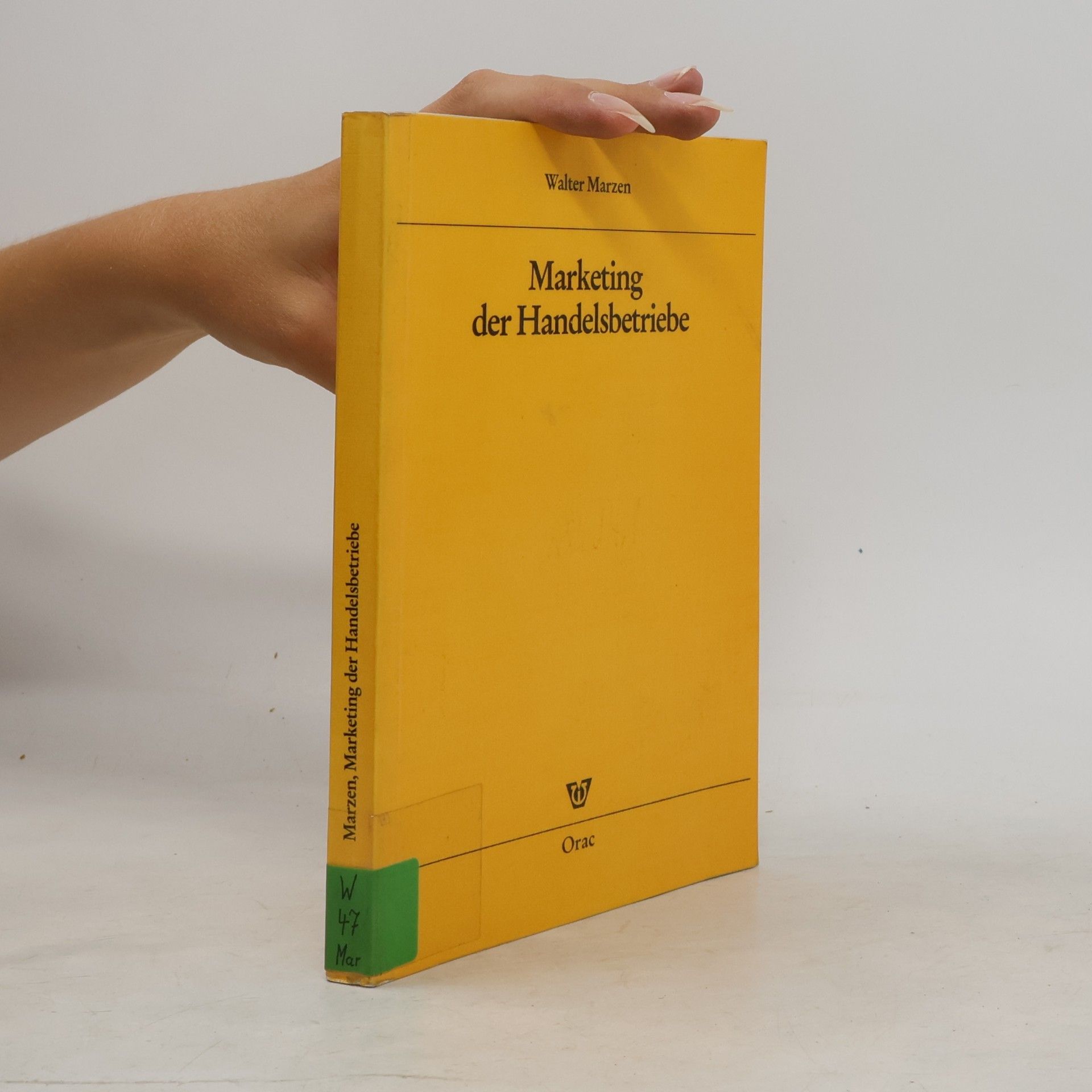 Walter Marzen Marketing der Handelsbetriebe