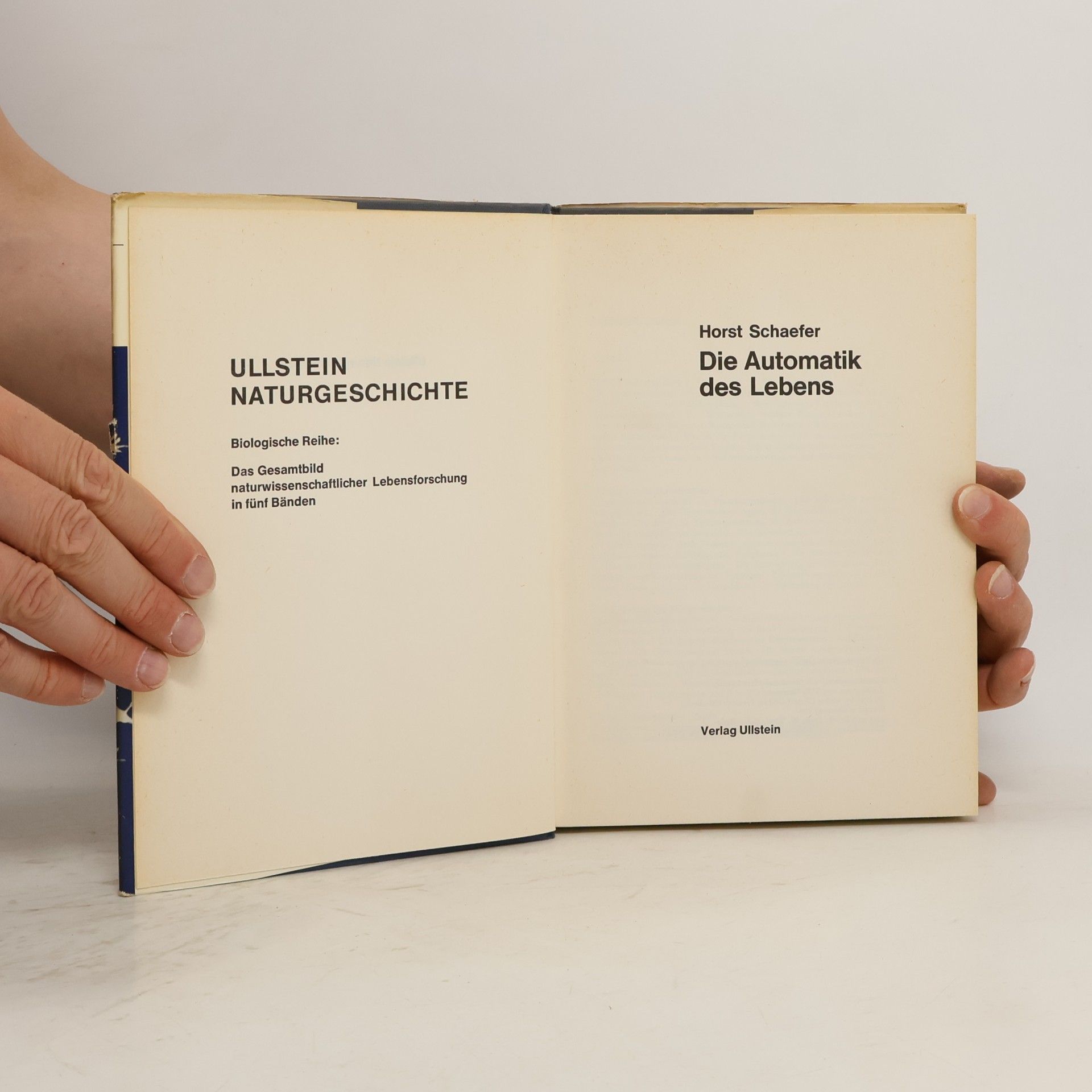 Horst Schaefer Die Automatik des Lebens
