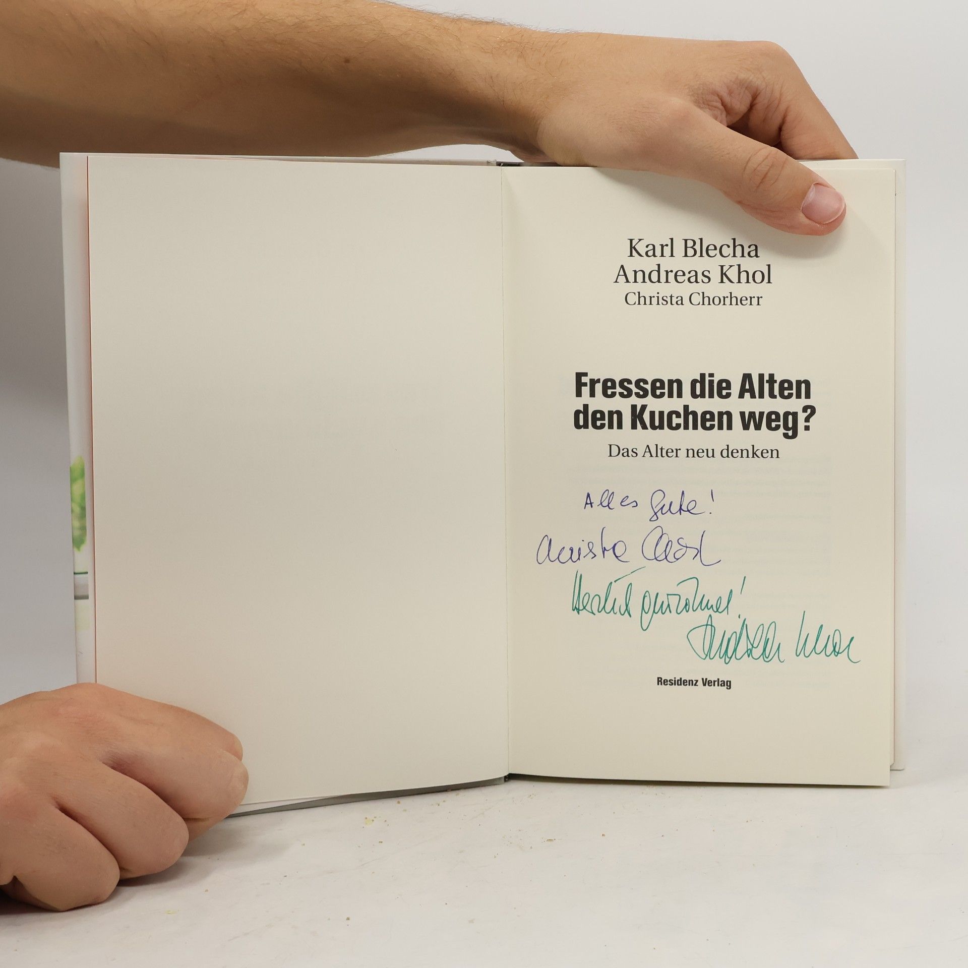 Karl Blecha Fressen die Alten den Kuchen weg?