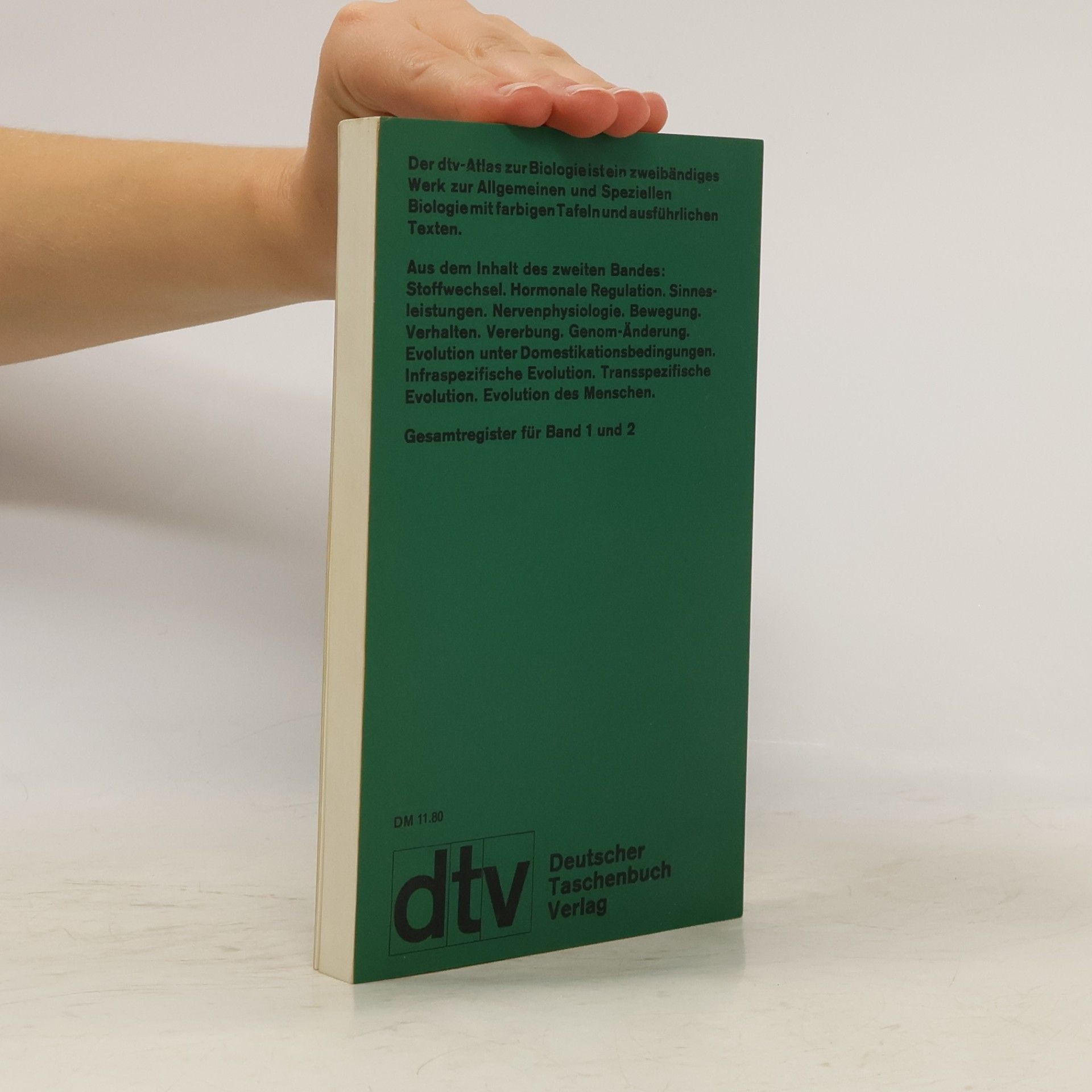 Autorenkollektiv Dtv-Atlas zur Biologie. Band 2