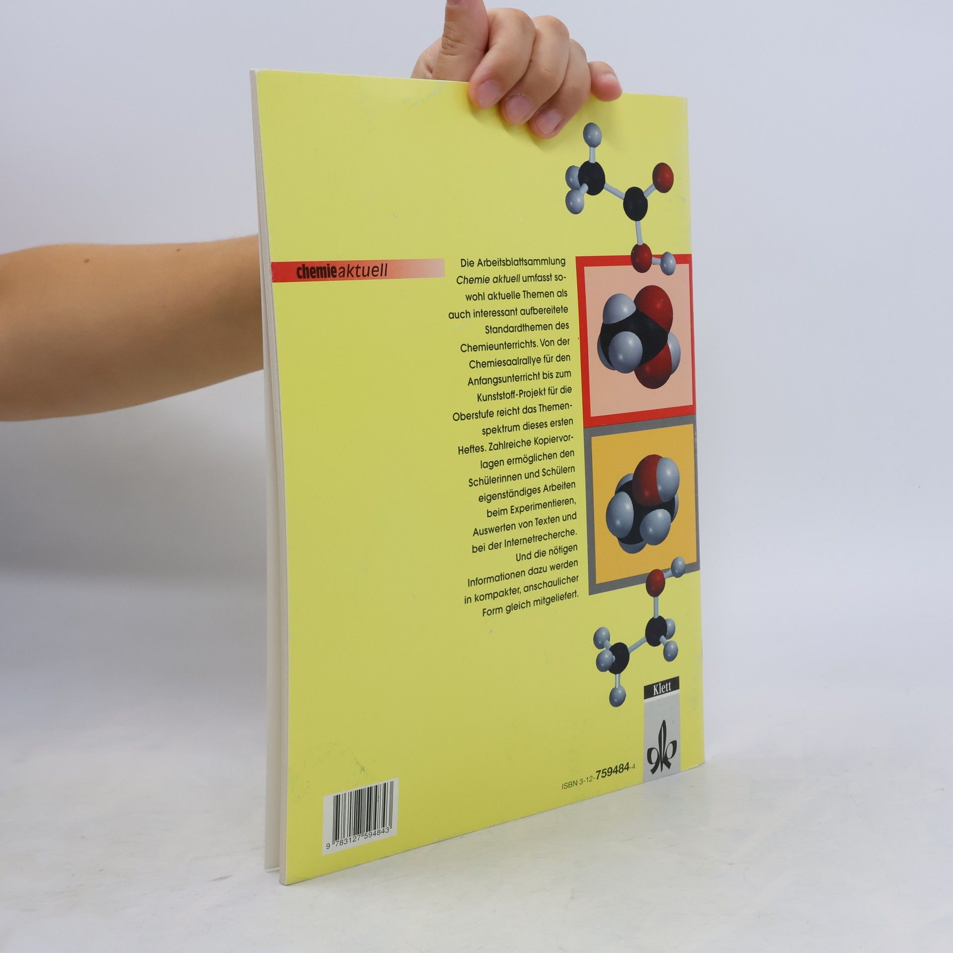 Chemie aktuell. Kopiervorlagen und Materialien für die Klassen 5 bis 13: Chemie aktuell. 5. bis 13. Klasse. Heft 1 - Kopiervorlagen und Materialien