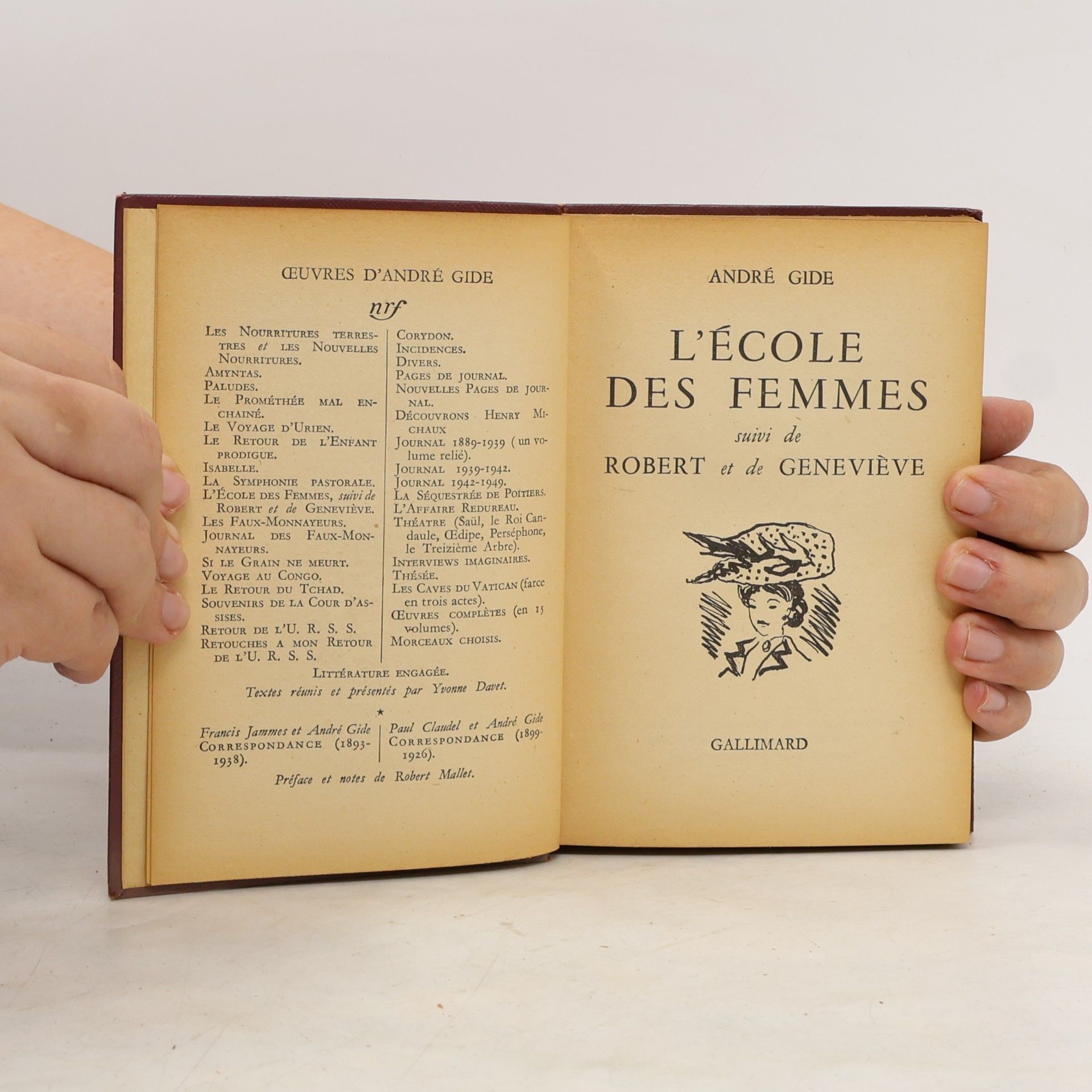 André Gide L'École des Femmes