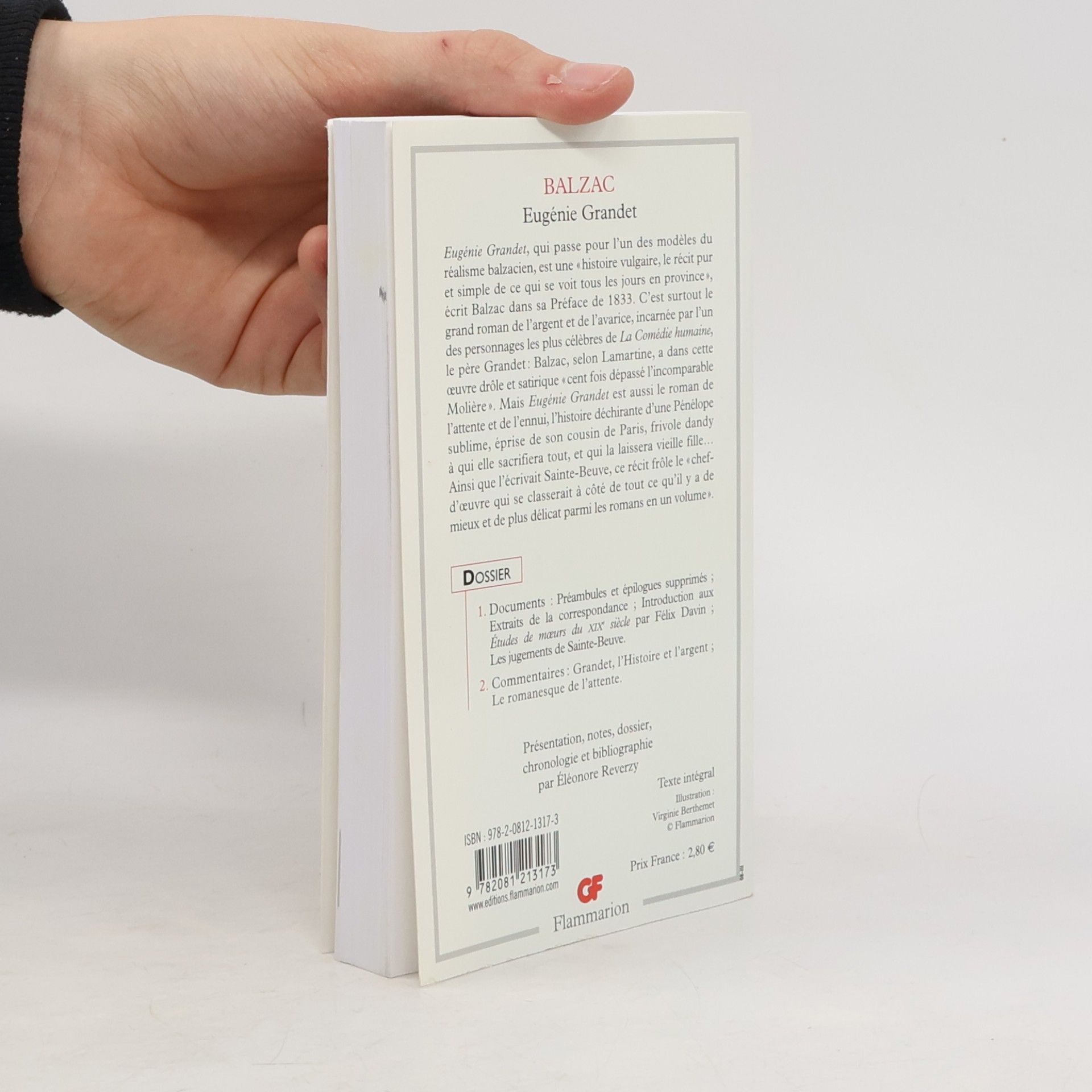 Honoré de Balzac Eugénie Grandet, französische Ausgabe, édition avec dossier
